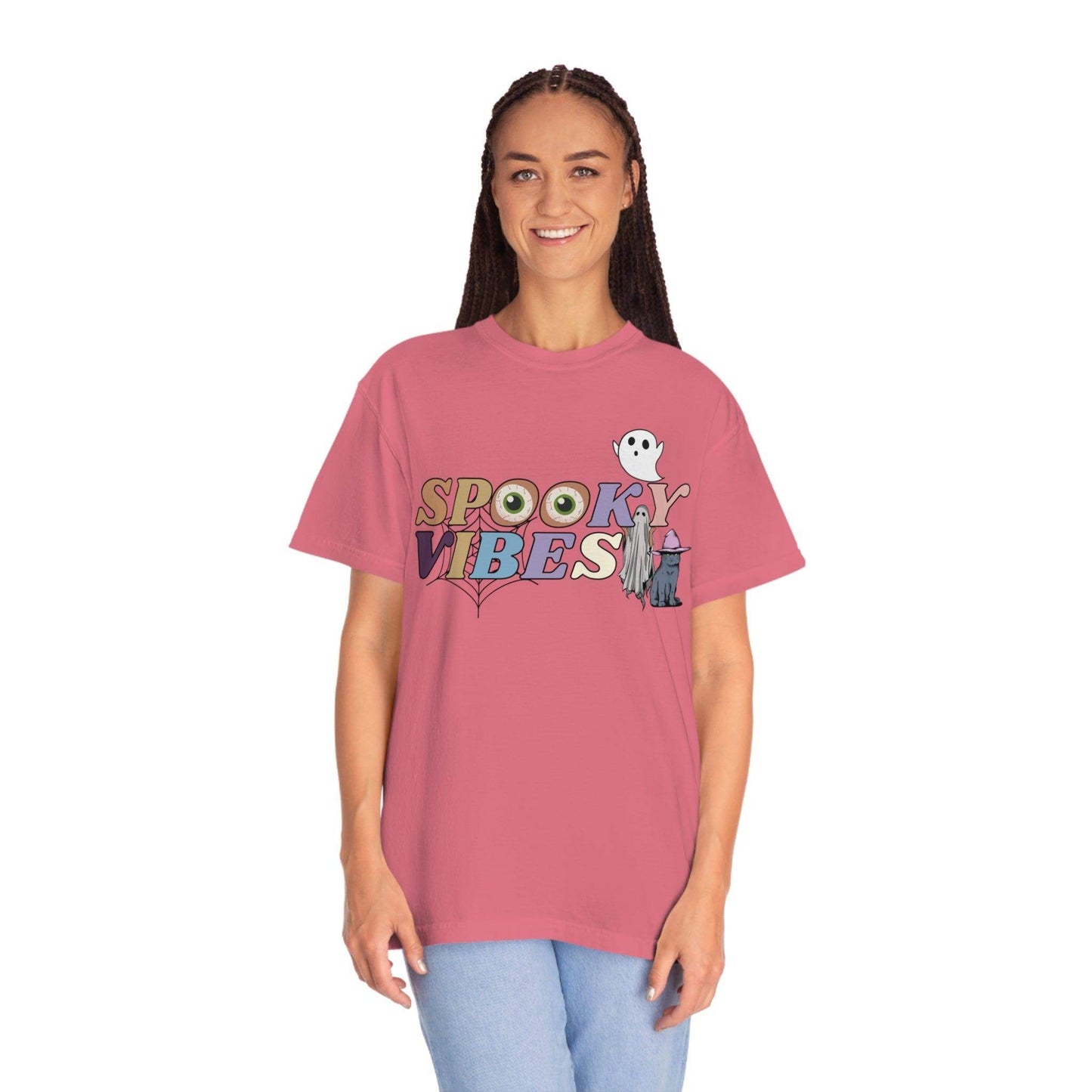 Retro Halloween Tshirt, Spooky Vibes Shirt, Vintage Shirt Halloween Shirt - Giftsmojo