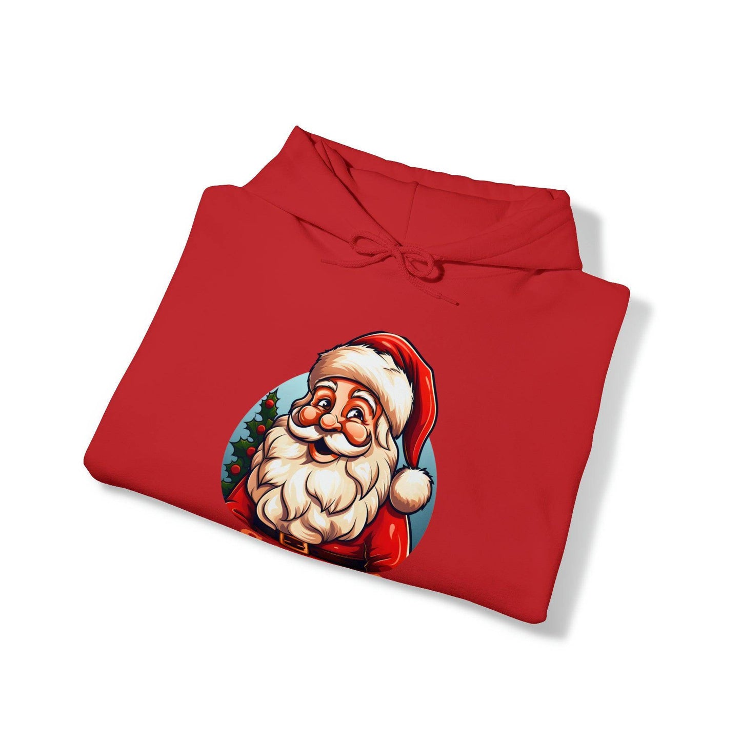 Santa Hooded Sweatshirt Santa Hooded Sweatshirt Christmas Sweater Pullover Christmas Pullover Santa Claus Shirt - Giftsmojo