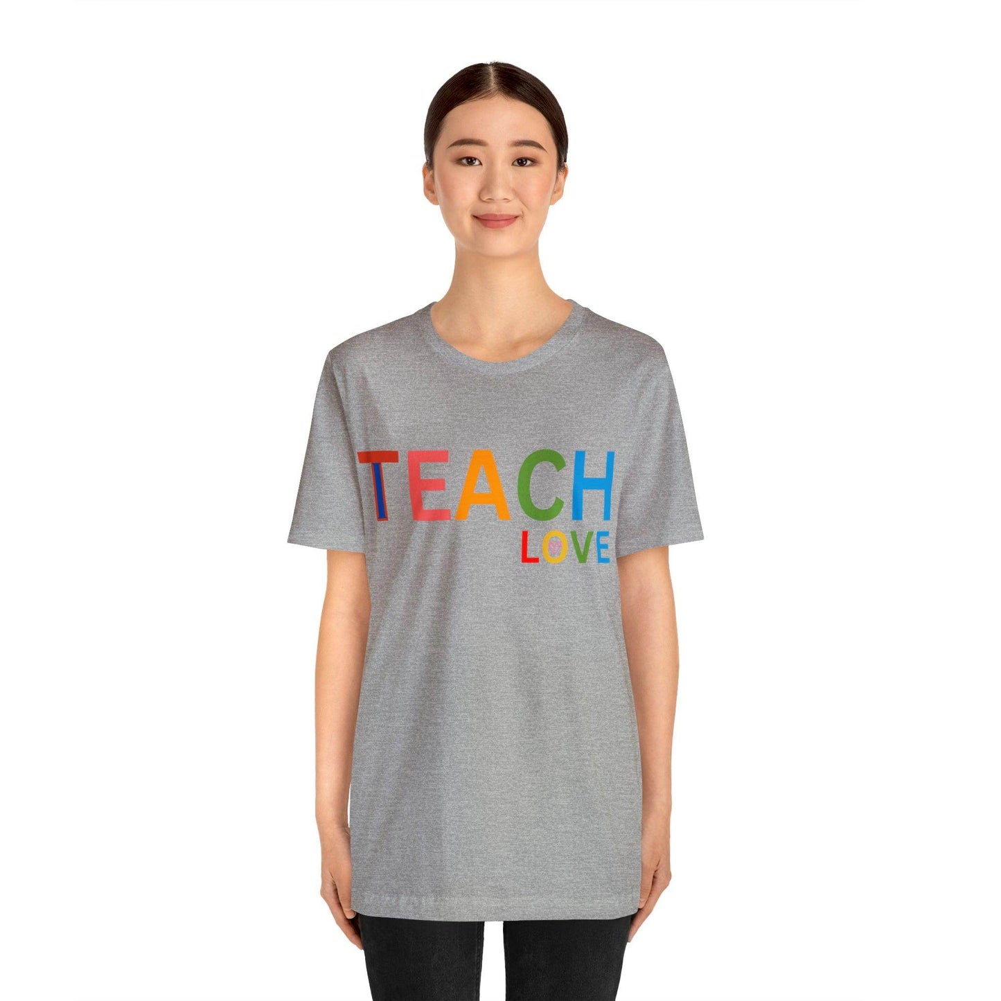 I Teach Love Shirt, Teacher Shirt, Teacher Appreciation Gift for Teachers - Giftsmojo