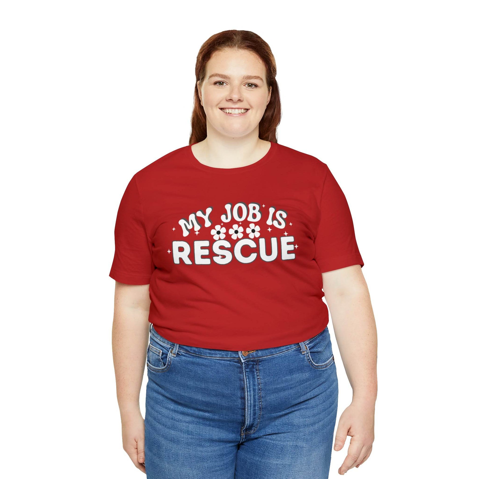 My Job is Rescue Shirt Firefighter Shirt Coast Guard Shirt - Giftsmojo
