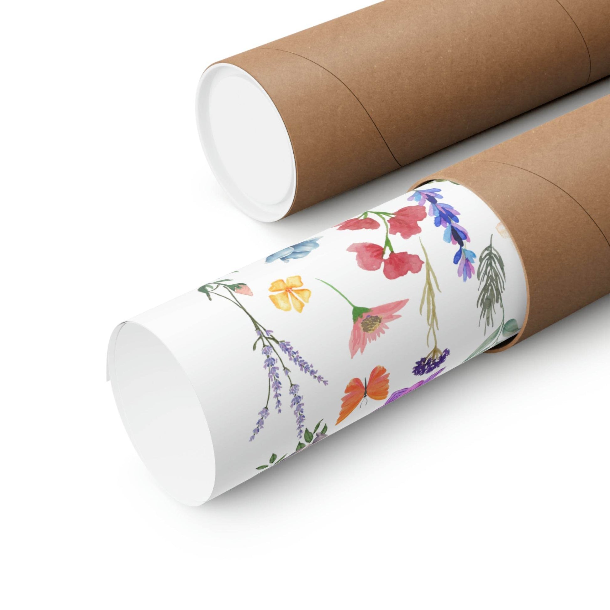 Wildflowers Watercolor Vertical Poster - Giftsmojo