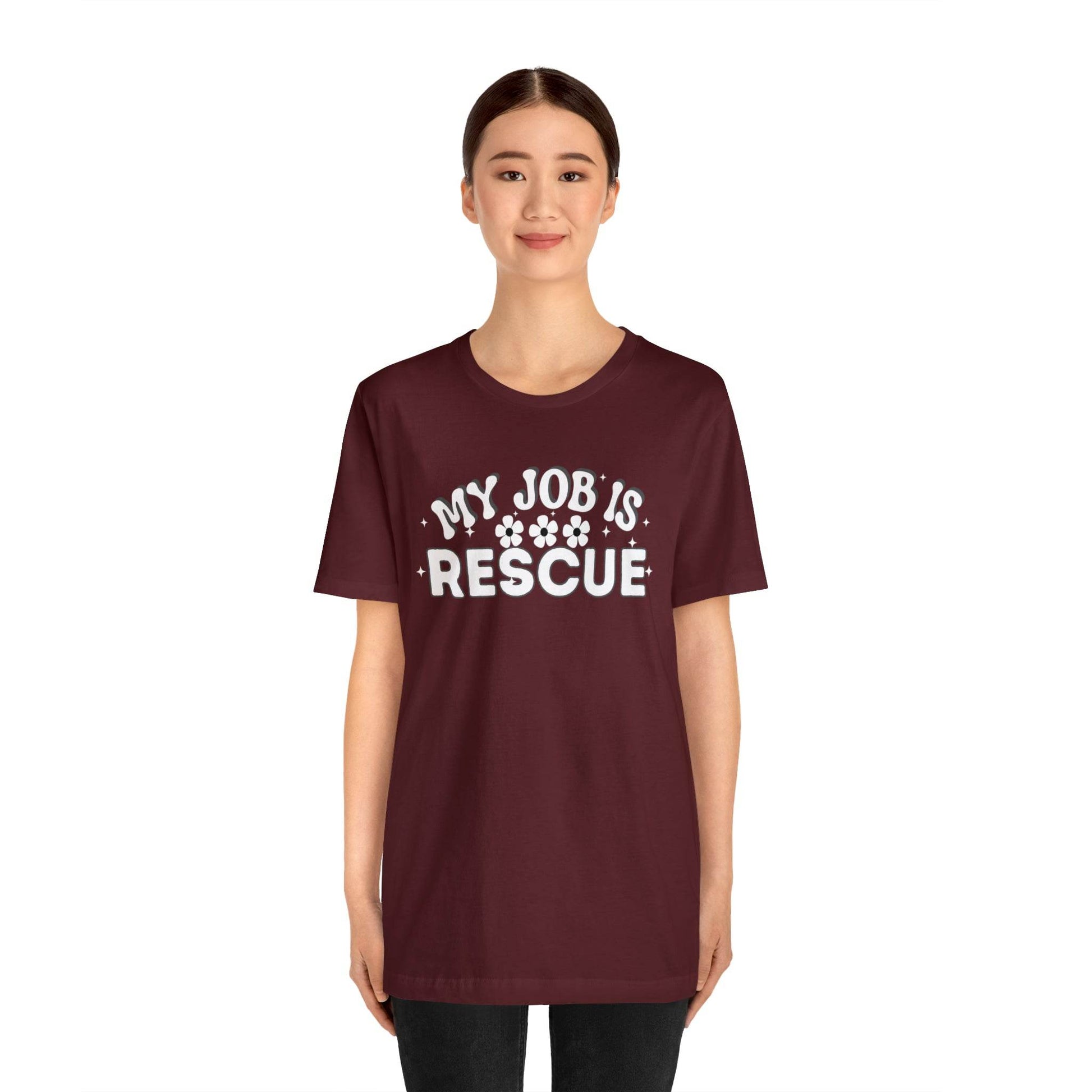 My Job is Rescue Shirt Firefighter Shirt Coast Guard Shirt - Giftsmojo