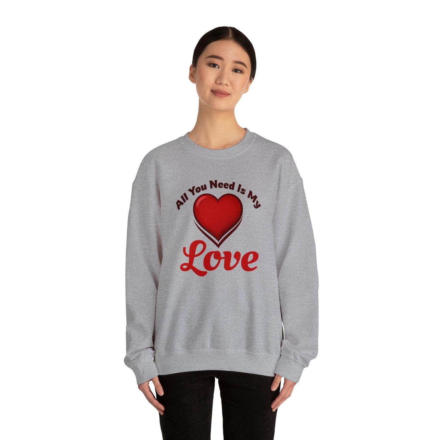 All you need is My Love Tee Hooded Sweatshirt - Giftsmojo