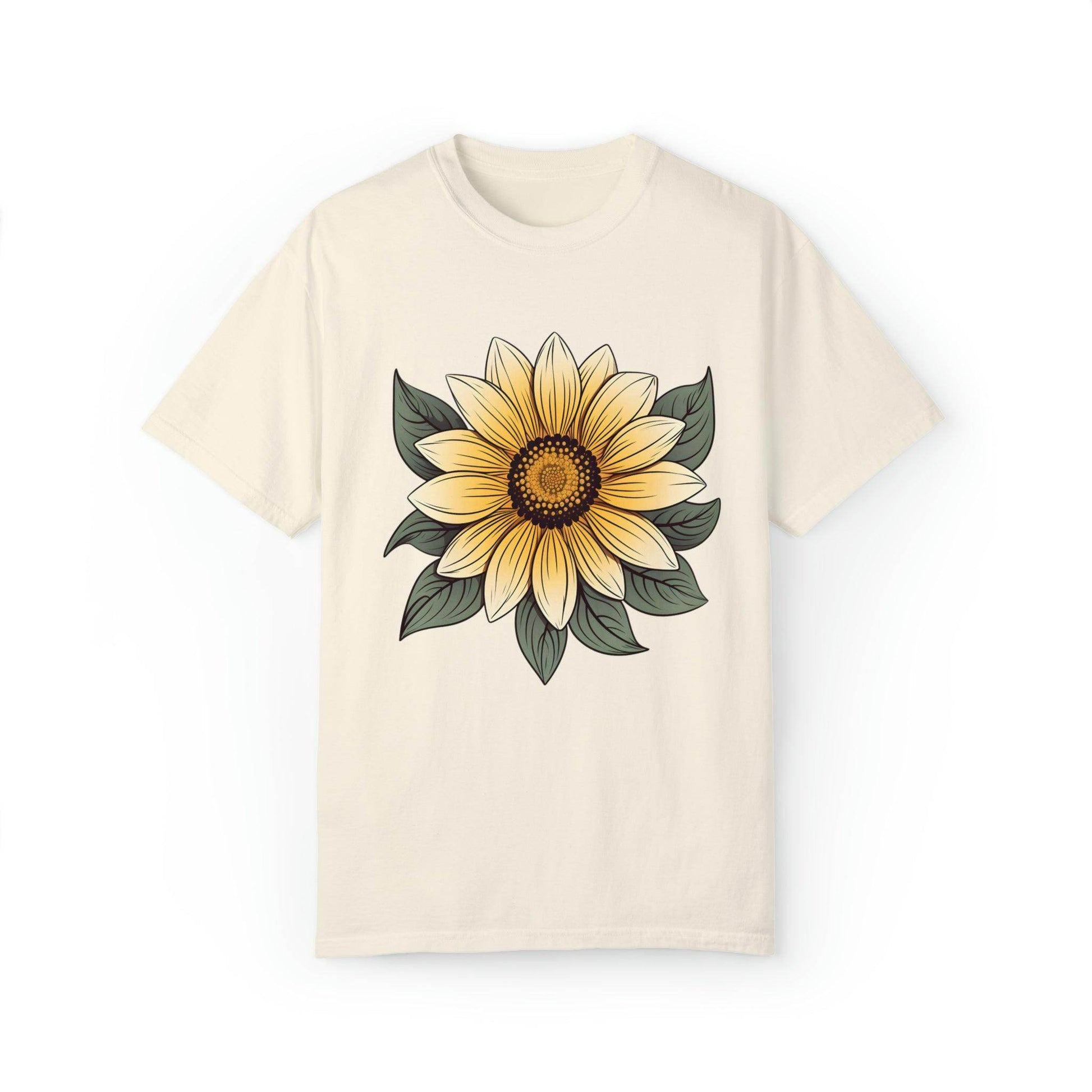 Sunflower Shirt Flower Shirt Aesthetic, Floral Graphic Tee Floral Shirt Flower T-shirt, Wild Flower Shirt Gift For Her Wildflower T-shirt - Giftsmojo