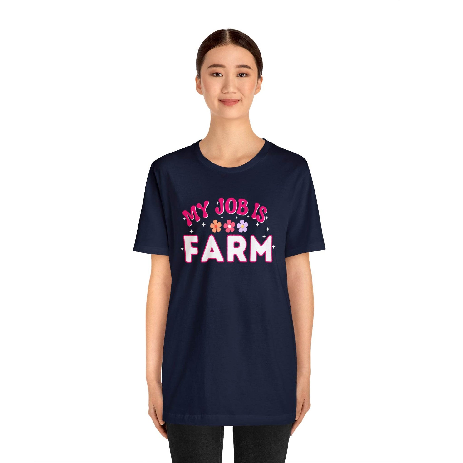 My Job is Farm Shirt Farmer Shirt Farming Shirt Homestead Gardening Shirt - Giftsmojo