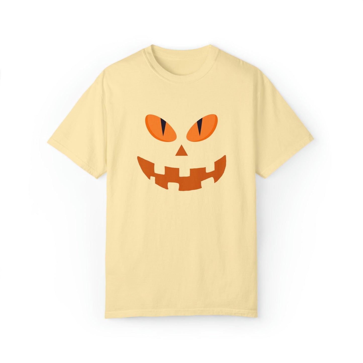 Cute Pumpkin Face Shirt Retro Halloween Tshirt, Vintage Shirt Halloween Shirt Pumpkin Face Halloween Costume Comfort Colors - Giftsmojo