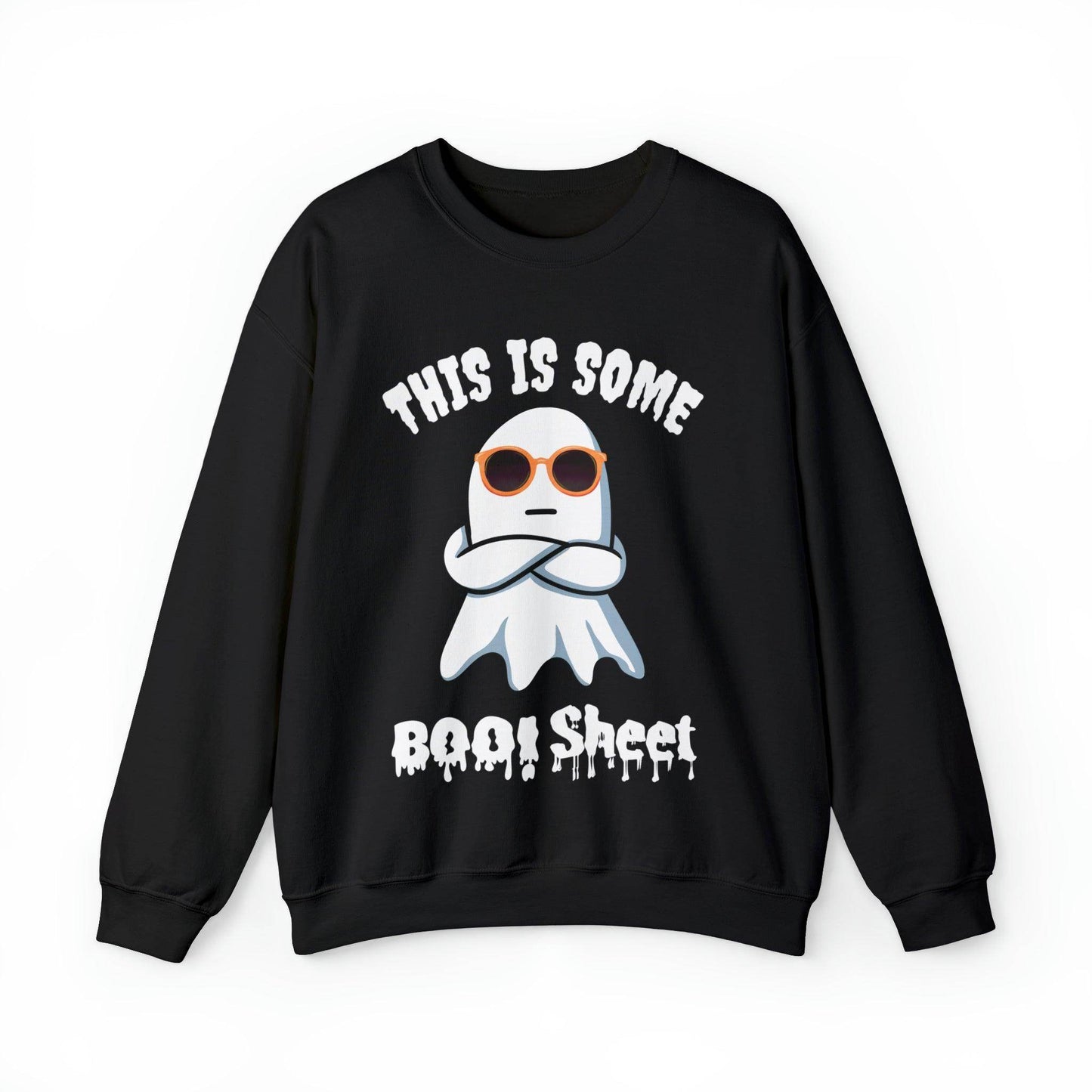 This Is Some Boo Sheet Ghost Sweatshirt Cute Ghost Sweatshirt Boo Ghost Sweatshirt Gift Shirt Funny Halloween Shirt Spooky Season Shirt - Giftsmojo