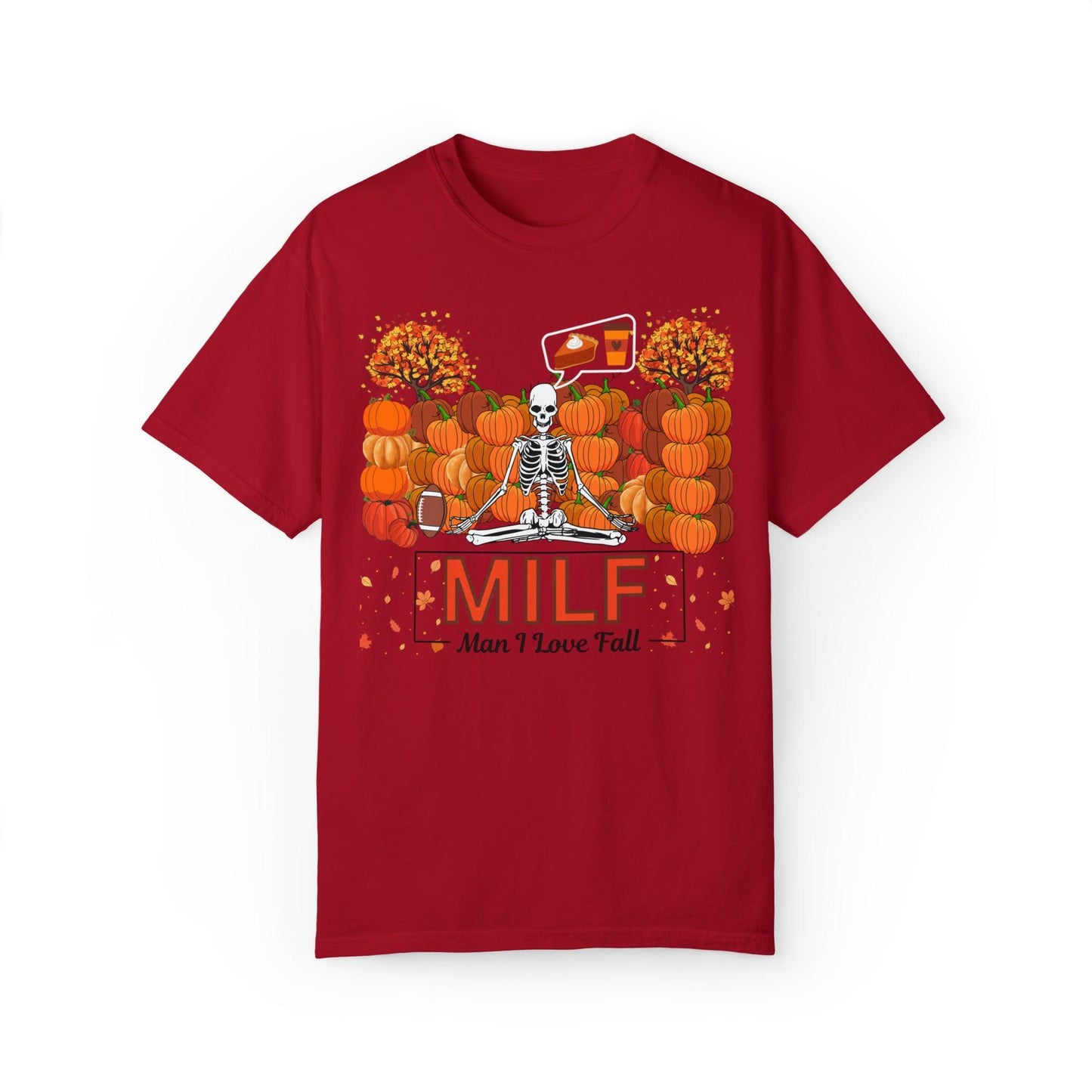 MILF Man I love Fall Gift for Fall Funny Fall Shirts Gift Pumpkin Comfort Colors Shirt