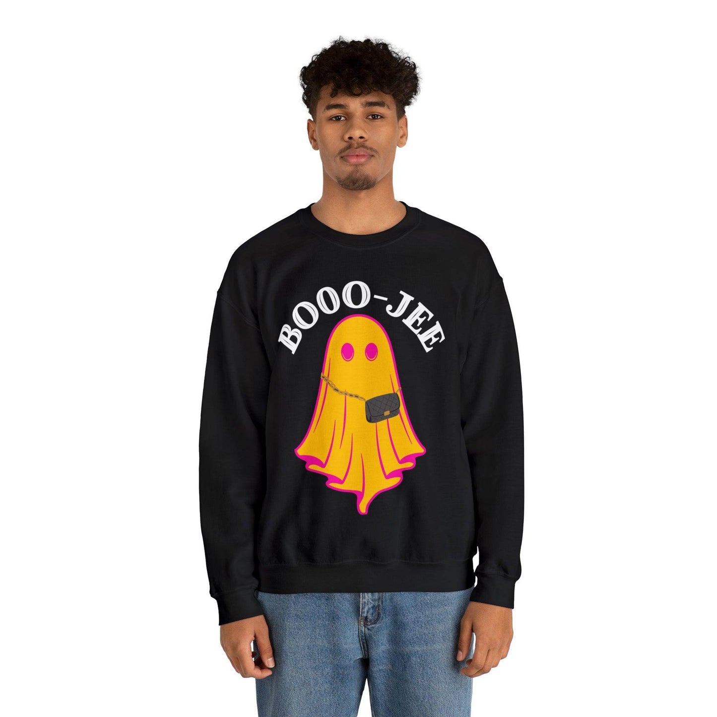 Booo-Jee Sweatshirt, Boo Halloween Sweatshirt, Spooky Ghost Sweatshirt, Boo Jee Shirt, Halloween Ghost Sweatshirt, Halloween Boo Shirt - Giftsmojo