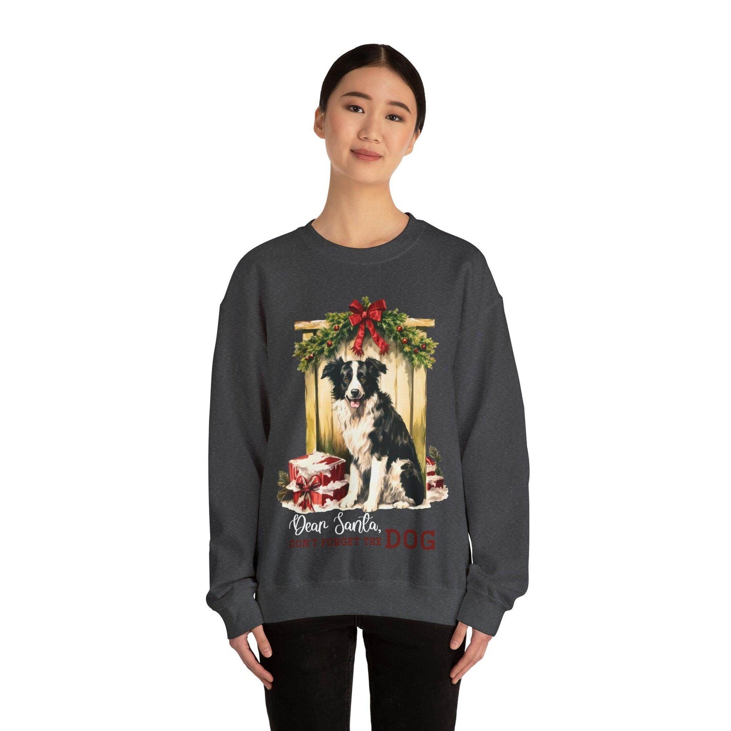 Dear Santa Don't Forget the Dog Christmas Sweatshirt Christmas on The Farm Sweatshirt Christmas Farm Sweatshirt Christmas Sweater Trendy Christmas Shirt Farmers - Giftsmojo