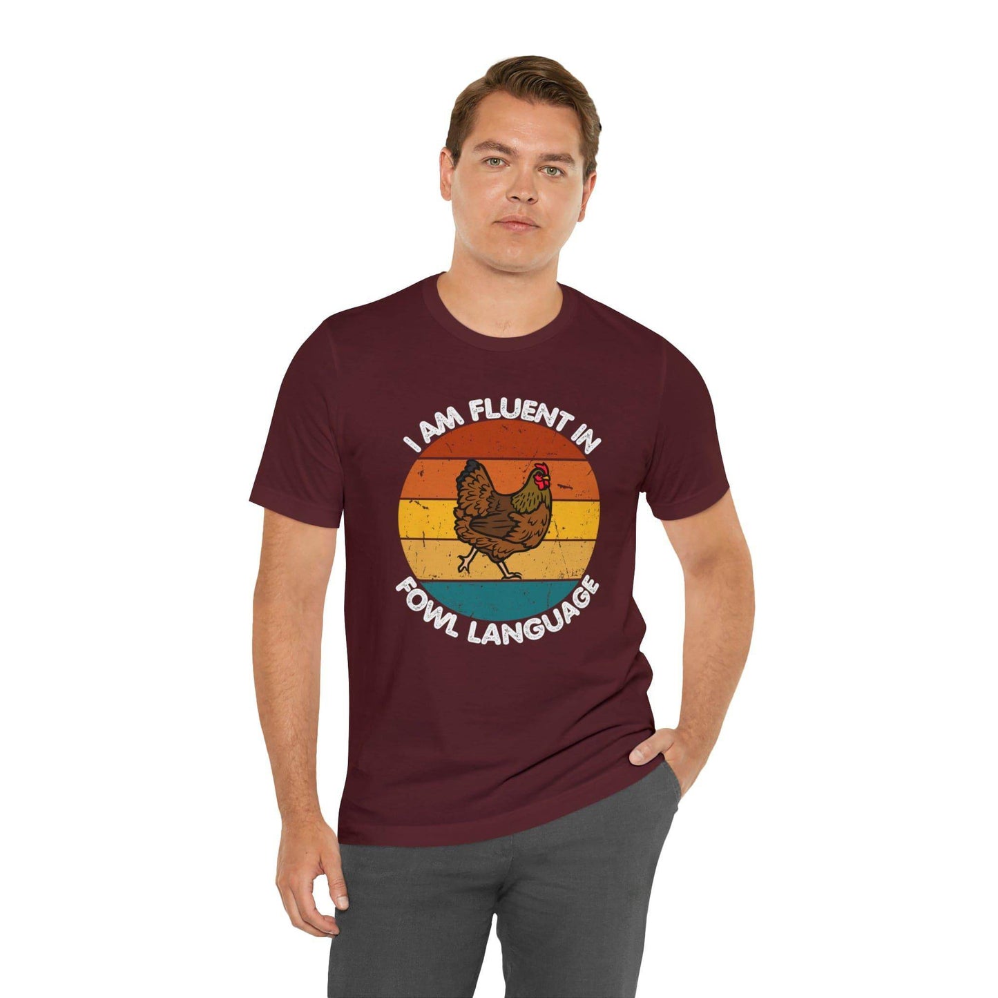 Fluent in Fowl Language shirt, Chicken Shirt Chicken Tee Chicken Owner Gift - Gift For Chicken Lover gift - Giftsmojo