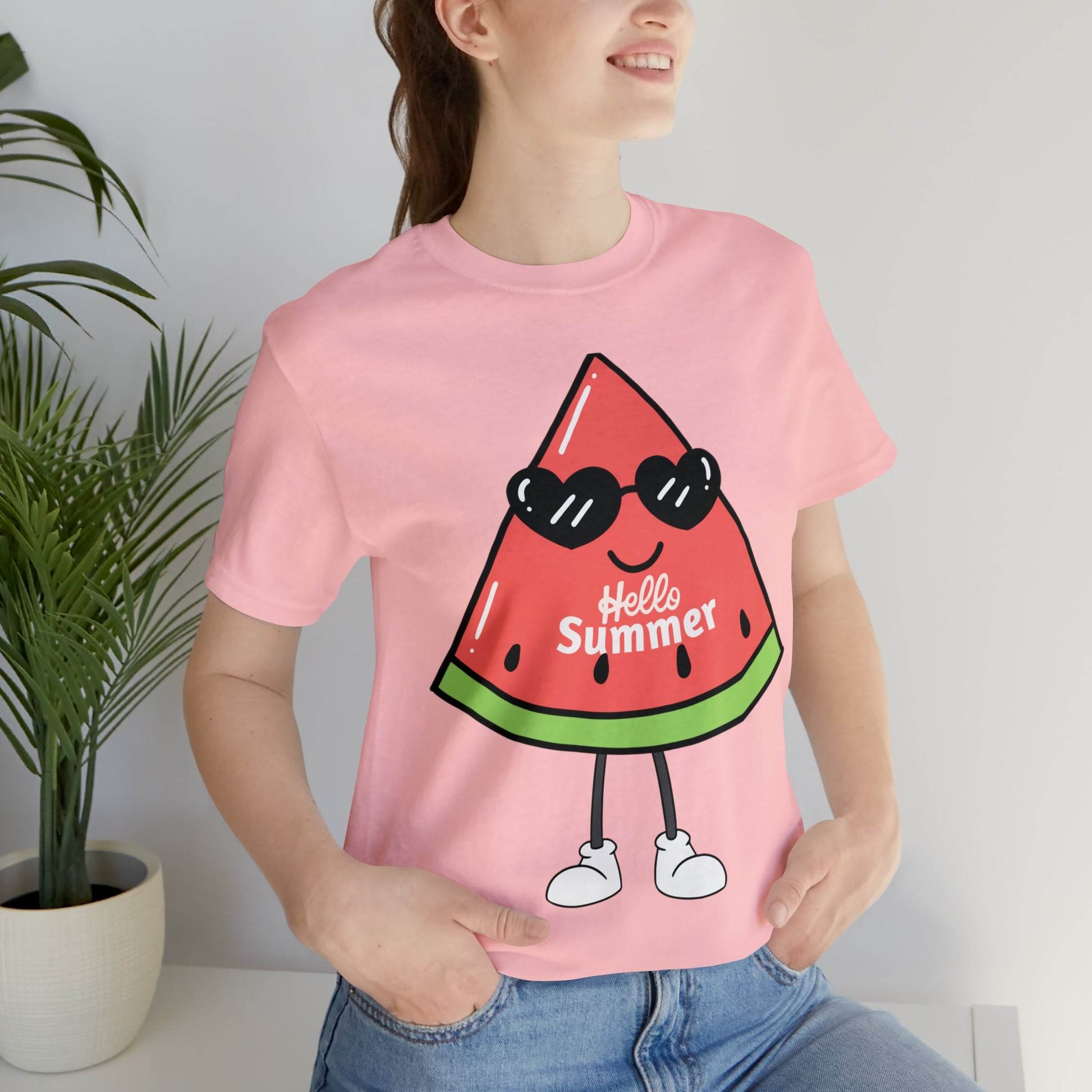 Funny Hello Summer Shirt, Water Mellon shirt, Summer shirts for women and men - Giftsmojo