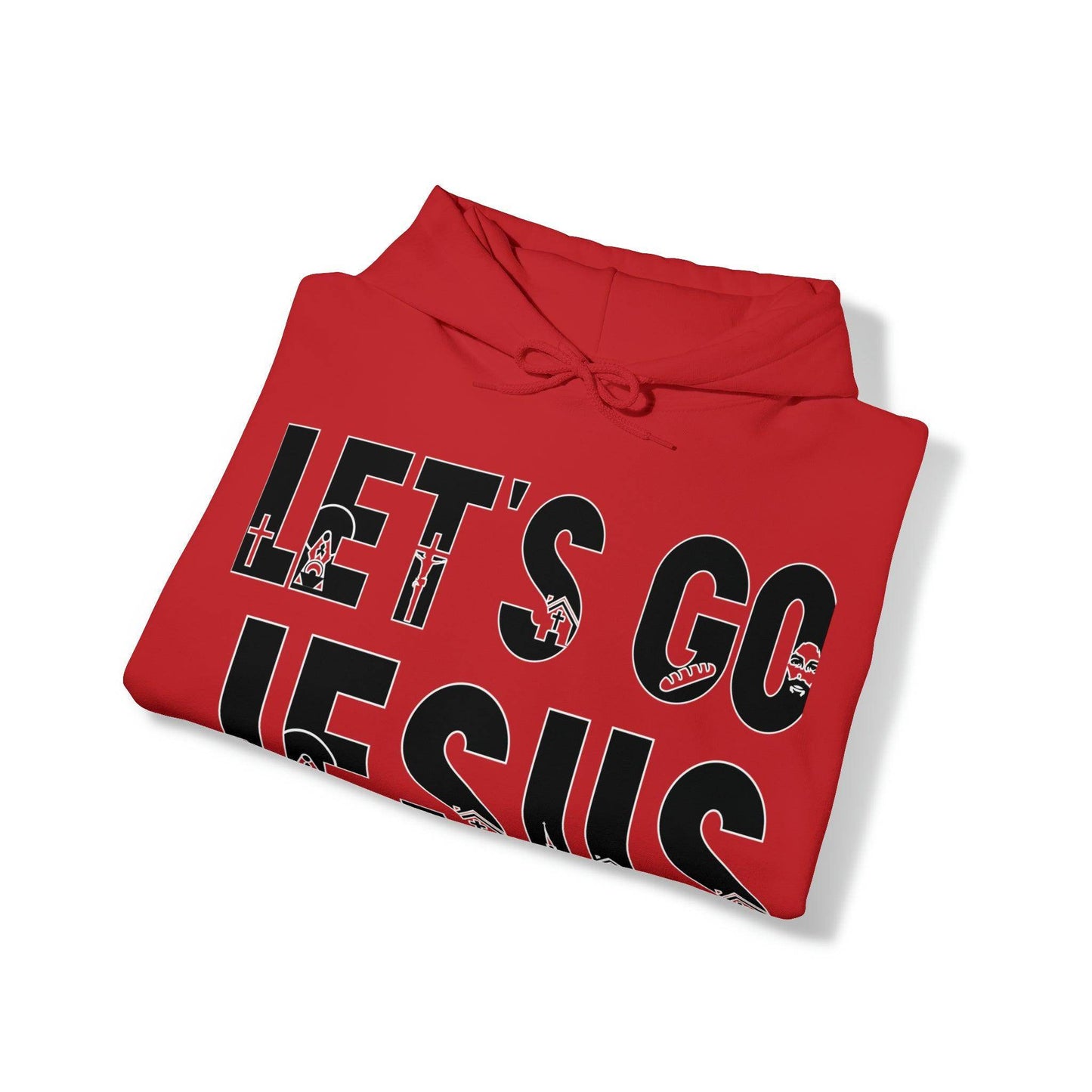 Let's Go Jesus Hooded Sweatshirt Funny Christian Shirt Christian Gift Trendy Christian Sweatshirt Religious Sweatshirt Jesus Hoodie Faith Shirt - Giftsmojo