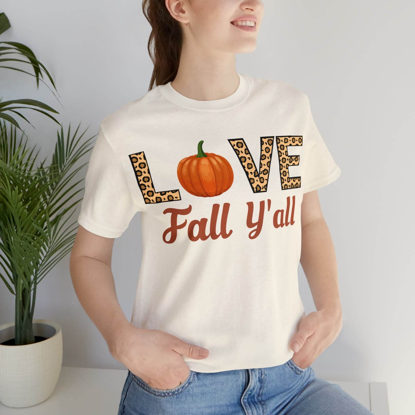 Leopard Print Love Fall Y'all - Giftsmojo