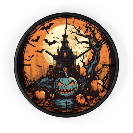 Halloween Ghost Wall Clock Halloween Wall Clocks Halloween Clock Fall Clock Halloween Decor - Giftsmojo