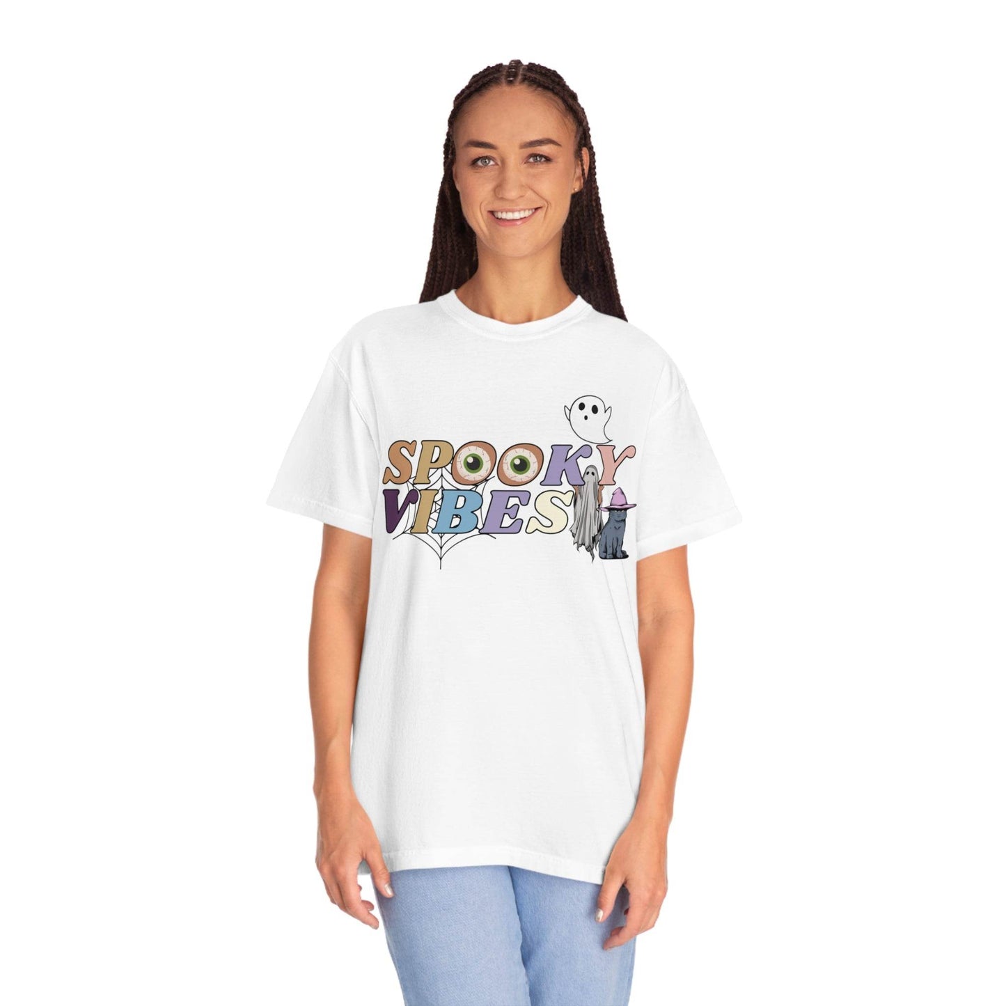 Retro Halloween Tshirt, Spooky Vibes Shirt, Vintage Shirt Halloween Shirt - Giftsmojo