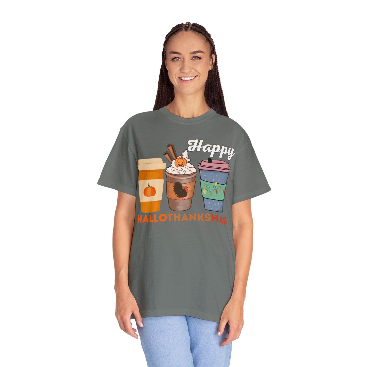 HALLOTHANKSMAS Gift for Fall Halloween Thanksgiving Christmas Gift - Giftsmojo