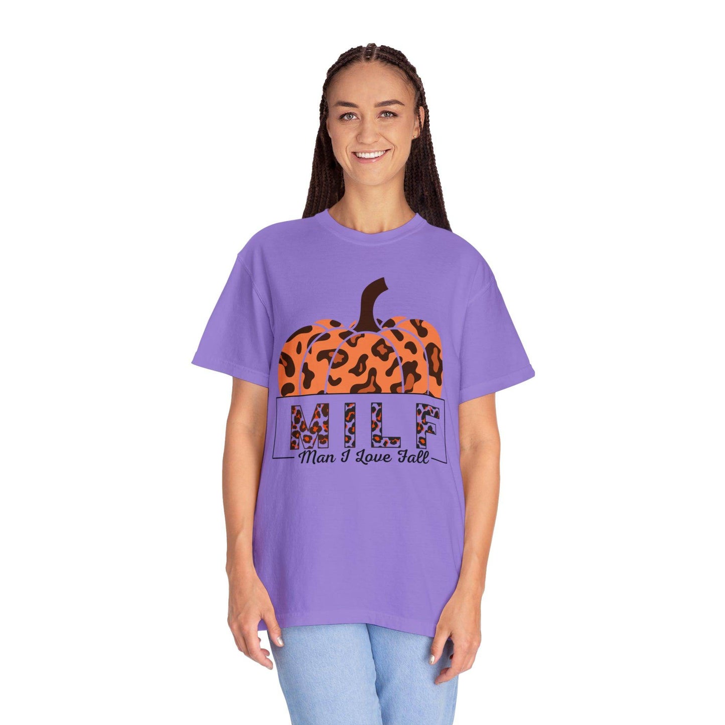 Man I love Fall Gift for Fall Funny fall shirts gift Pumpkin comfort colors - Giftsmojo