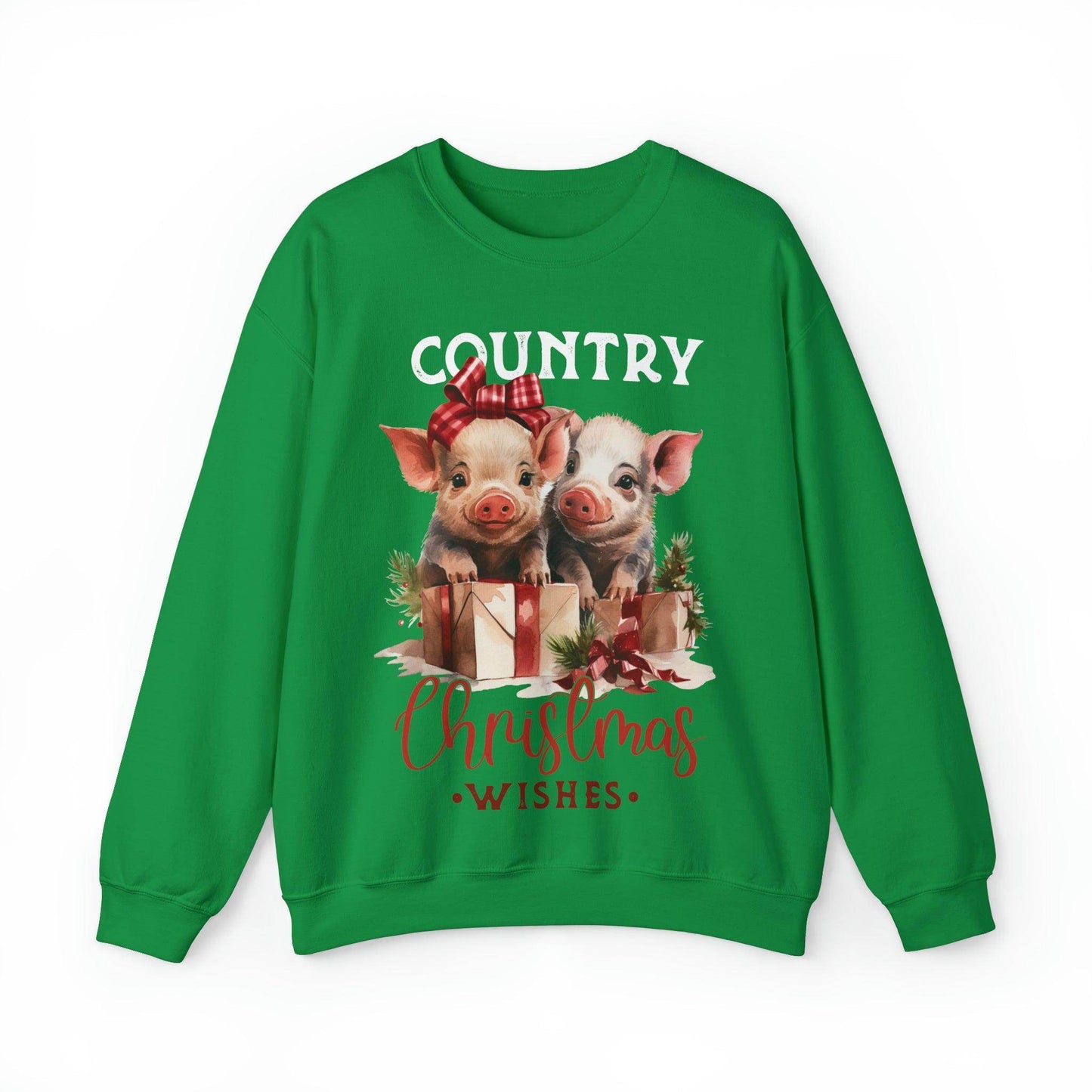 Farm Country Christmas Sweatshirt Christmas in The Barn Sweatshirt Christmas Farm Sweatshirt Christmas Sweater Trendy Christmas Shirt Farmers - Giftsmojo