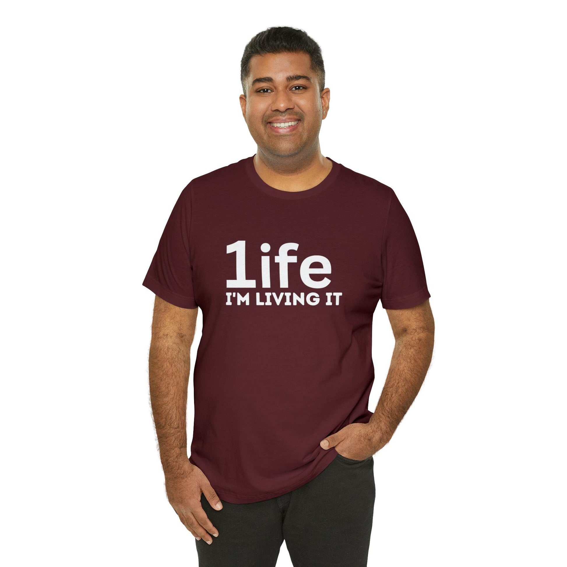 One Life I'M Living It Shirt One life Shirt 1life shirt Live Your Life You Only Have One Life To Live Shirt - Giftsmojo