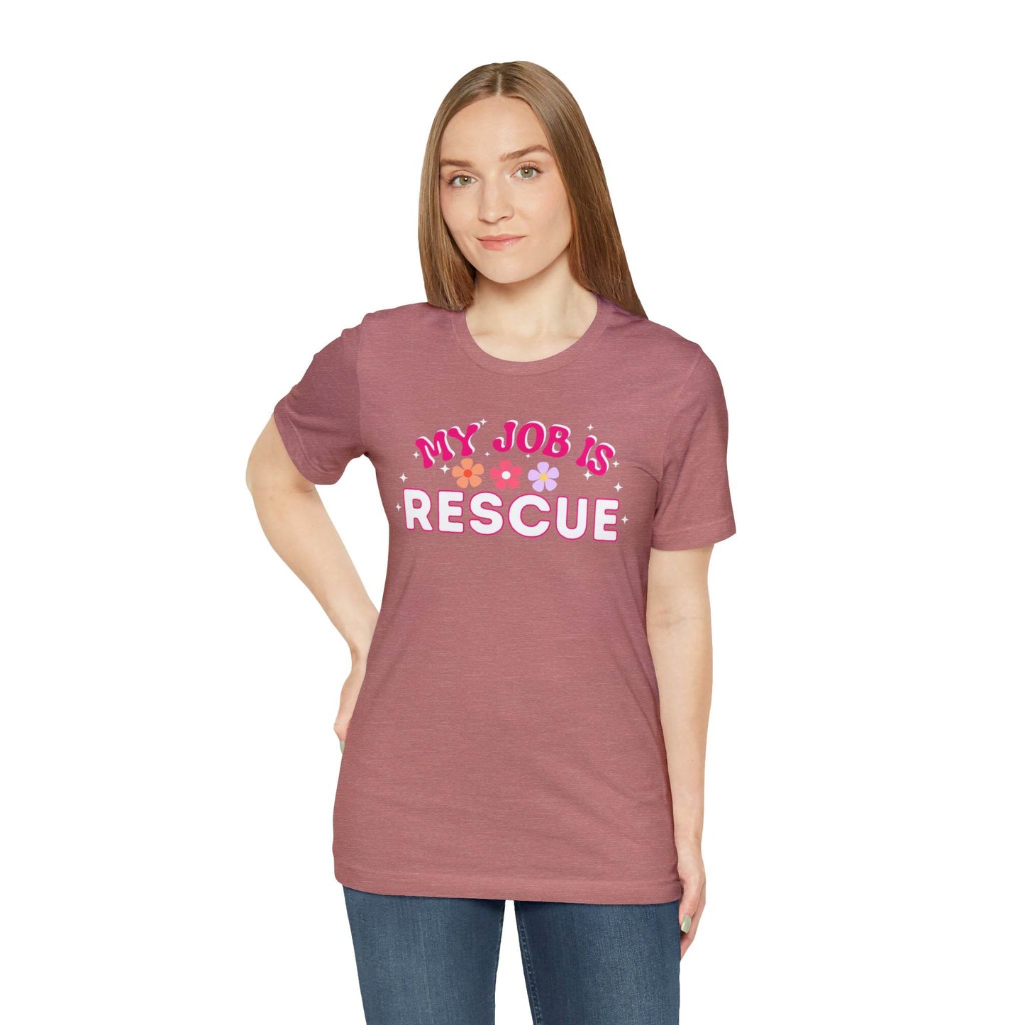 My Job is Rescue Shirt Firefighter Shirt Coast Guard Shirt Paramedic, Lifeguard, - Giftsmojo