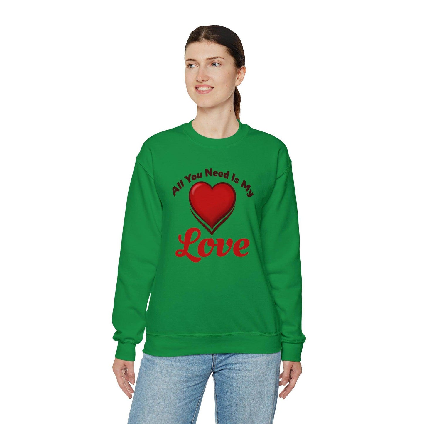 All you need is My Love Tee Hooded Sweatshirt - Giftsmojo