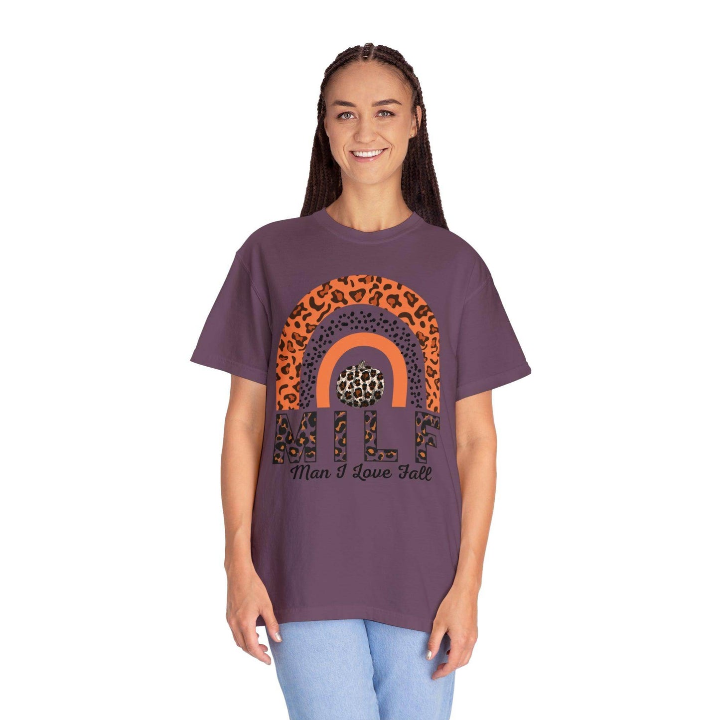 Man I love Fall Gift for Fall Funny fall shirts gift Pumpkin comfort colors shirt - Giftsmojo