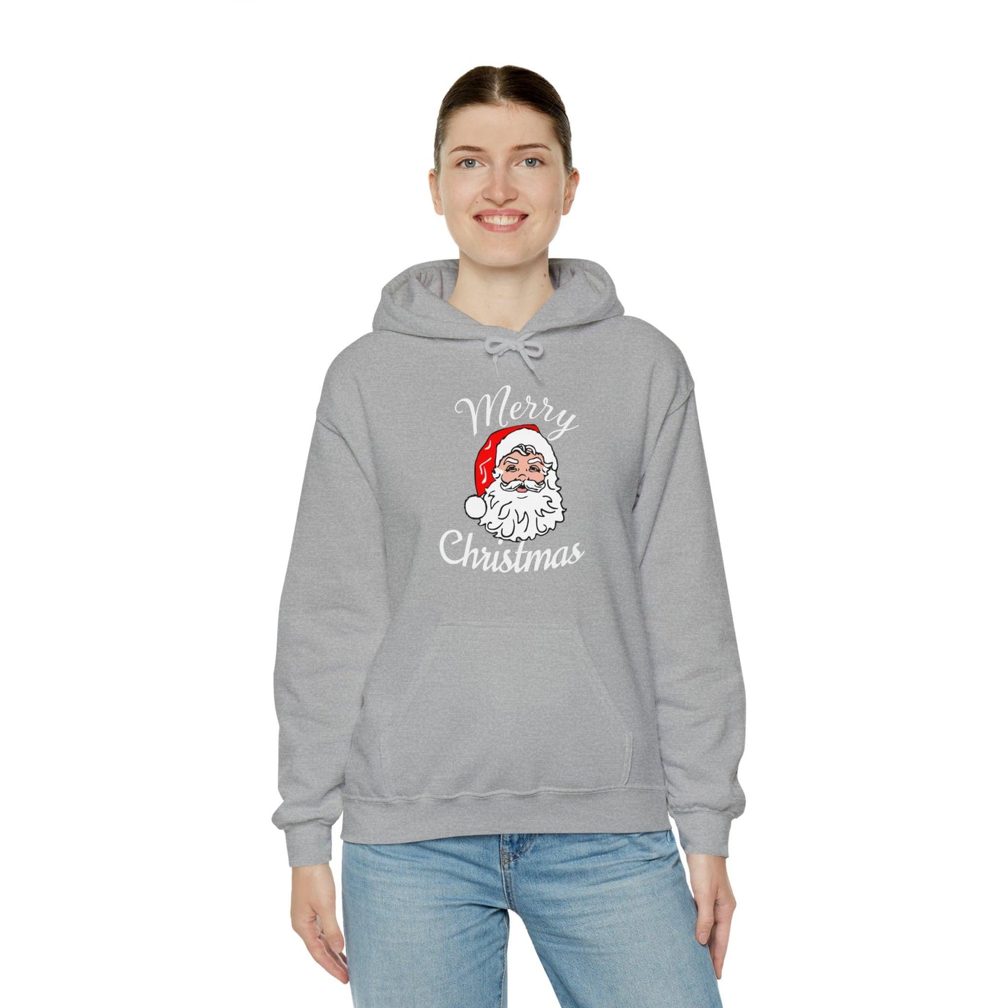 Santa Hoodie, Merry Christmas Hooded Sweatshirt, Christmas Shirt, Christmas Gift