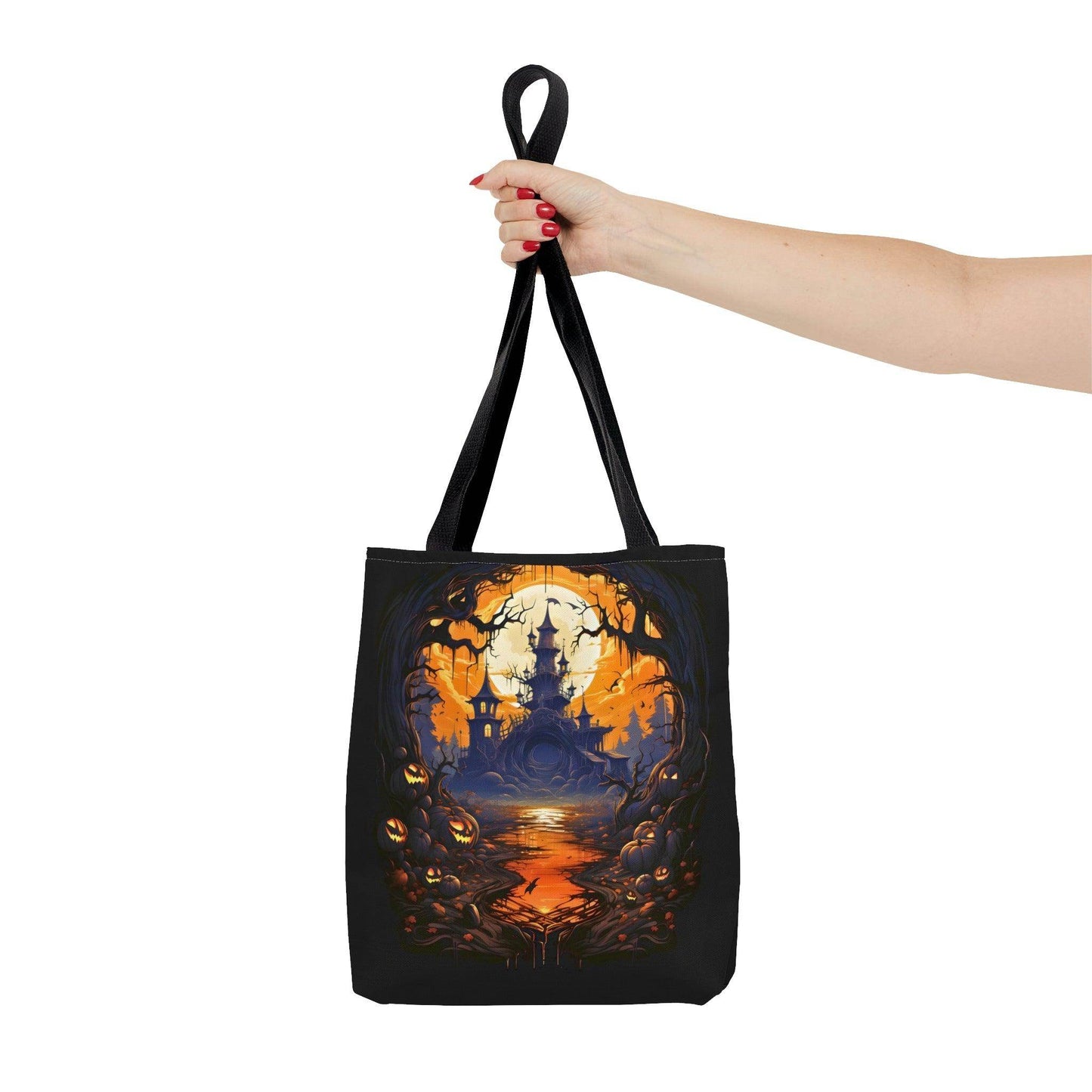 Happy Halloween Bag Trick or Treat Bag Love Fall Pumpkin Tote Bag Cute Market Bag - Aesthetic Bag, Fall Tote Bag, Mom Bag Canvas Bag - Giftsmojo