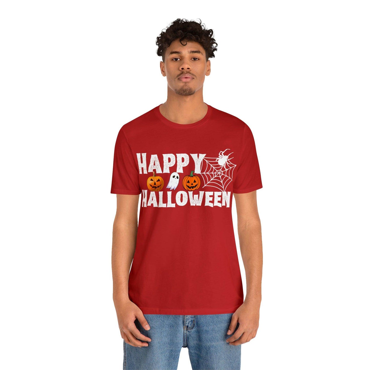 Happy Halloween Costume Pumpkin Ghost Spider Shirt - Giftsmojo