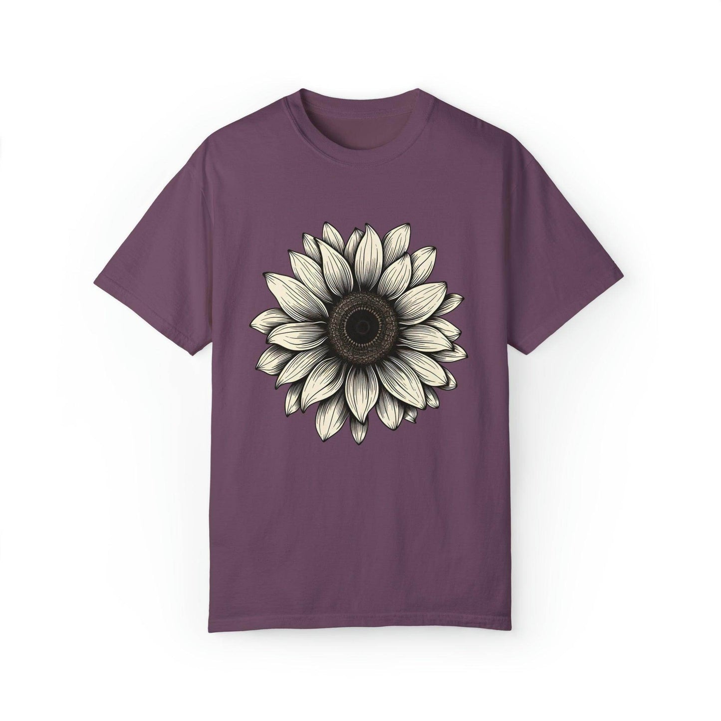 Sunflower Shirt Flower Shirt Aesthetic, Floral Graphic Tee Floral Shirt Flower T-shirt, Wild Flower Shirt Gift For Her Wildflower T-shirt - Giftsmojo