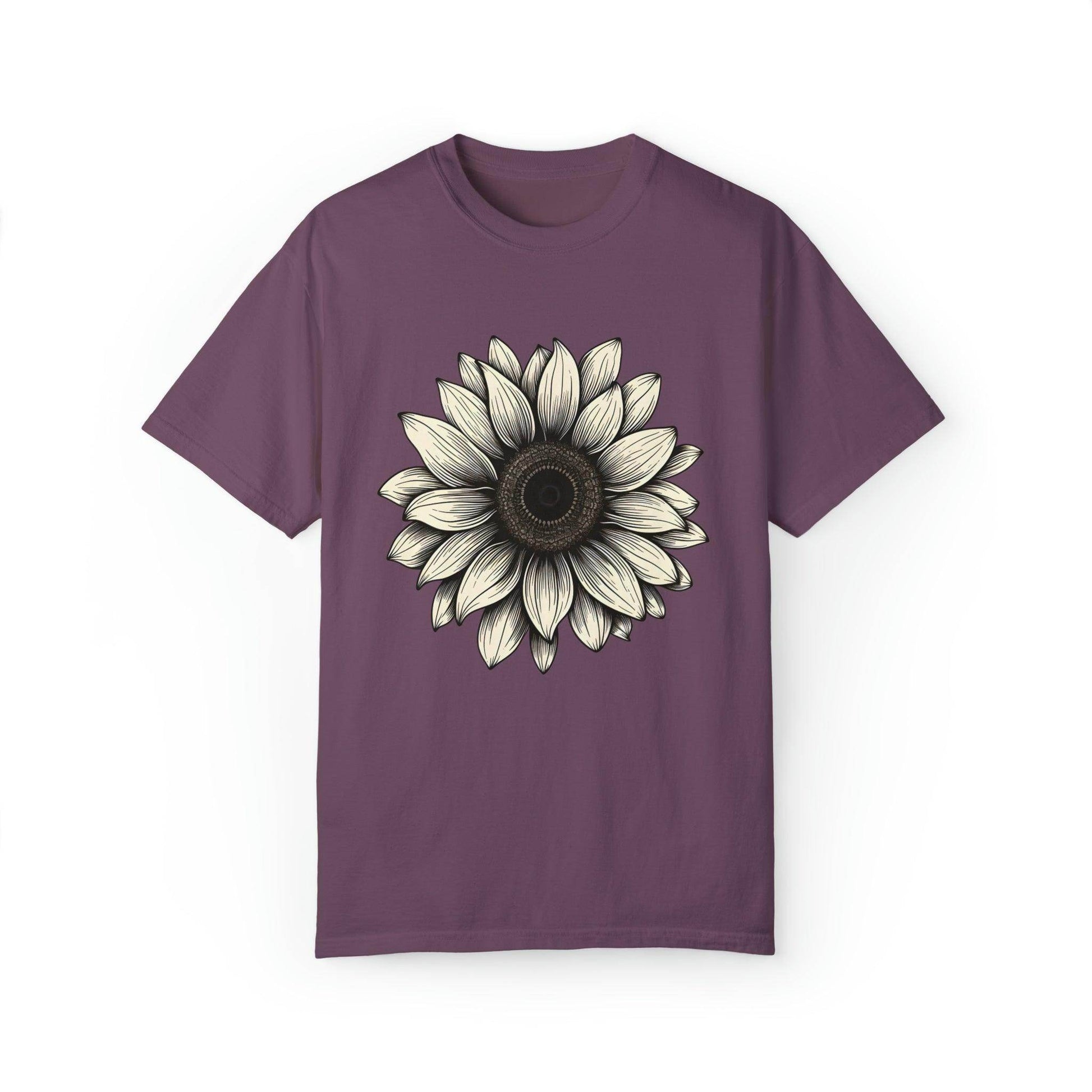 Sunflower Shirt Flower Shirt Aesthetic, Floral Graphic Tee Floral Shirt Flower T-shirt, Wild Flower Shirt Gift For Her Wildflower T-shirt - Giftsmojo