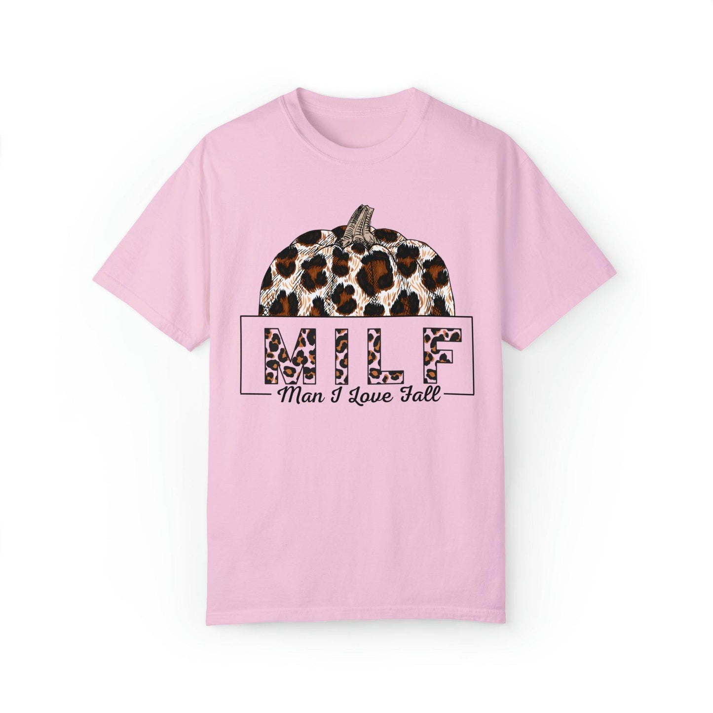 MILF Man I love Fall Gift for Fall Lover Shirt, Comfort Colors Funny Fall Shirts Gift, Thanksgiving Gift, Funny Halloween Shirts Sarcastic - Giftsmojo