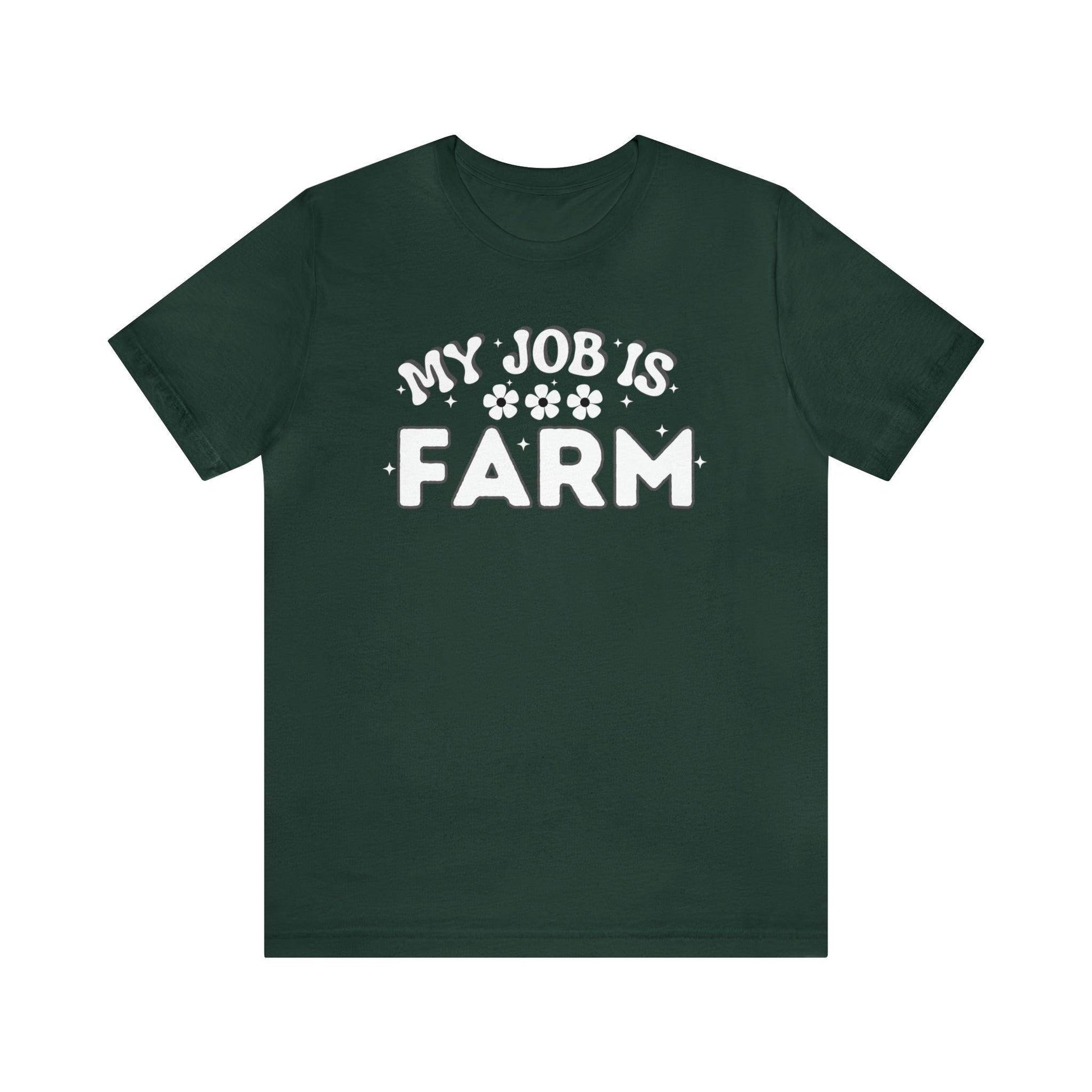 My Job is Farm Shirt Farmer Shirt Farming Shirt Homestead Gardening Shirt Farmers, Farmhand, Livestock Farmer, Crop Grower Horticulturist, Animal Scientist, Agricultural Engineer Environmental Scientist,  - Giftsmojo