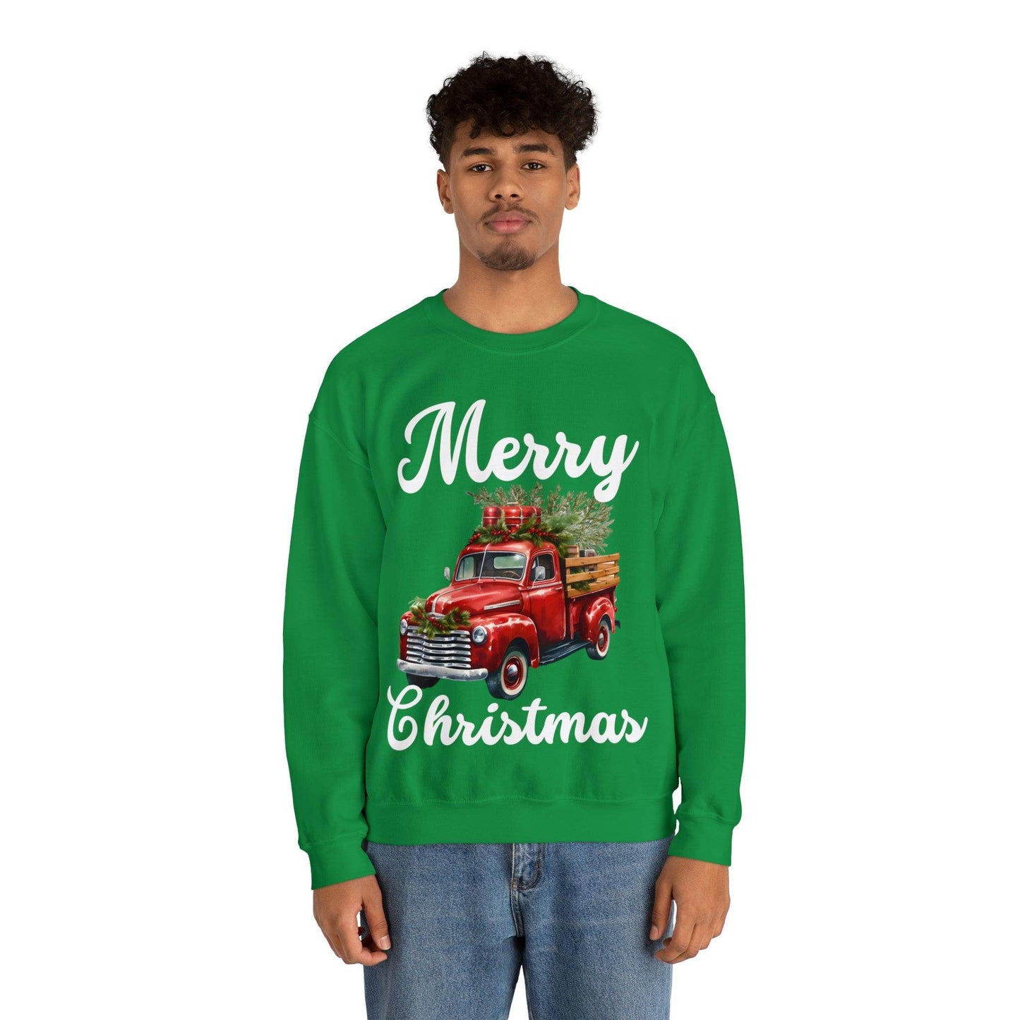 Christmas Tree Truck Sweatshirt Christmas Truck Sweatshirt Christmas Sweater Tree Truck Shirt Christmas Sweatshirt Tree Sweat Pine Tree - Giftsmojo