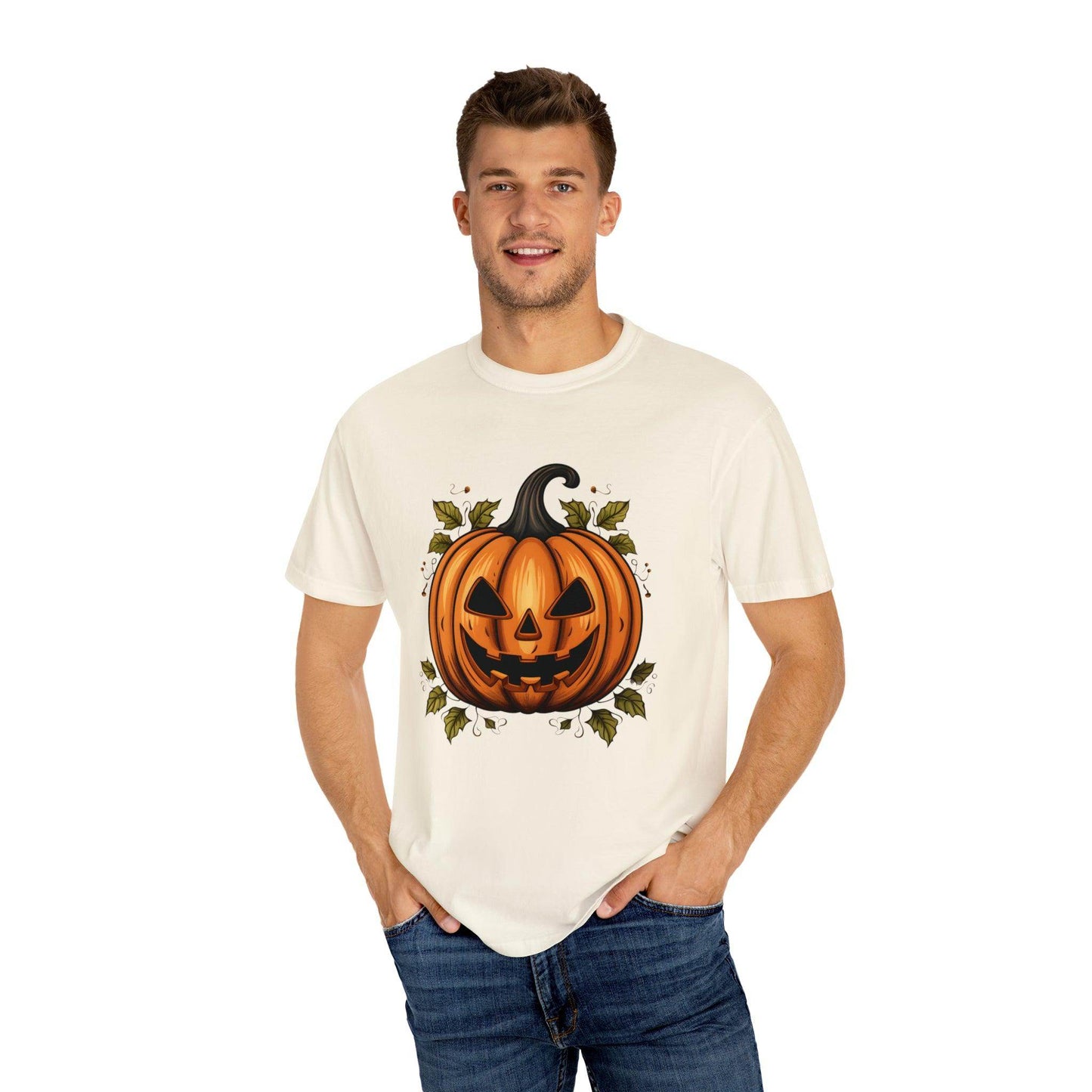 Scary Pumpkin Shirt, Halloween Shirt, Halloween Costume Pumpkin Costume Laughing Pumpkin Tee Fall tshirt Fall Shirt Halloween Gift - Giftsmojo