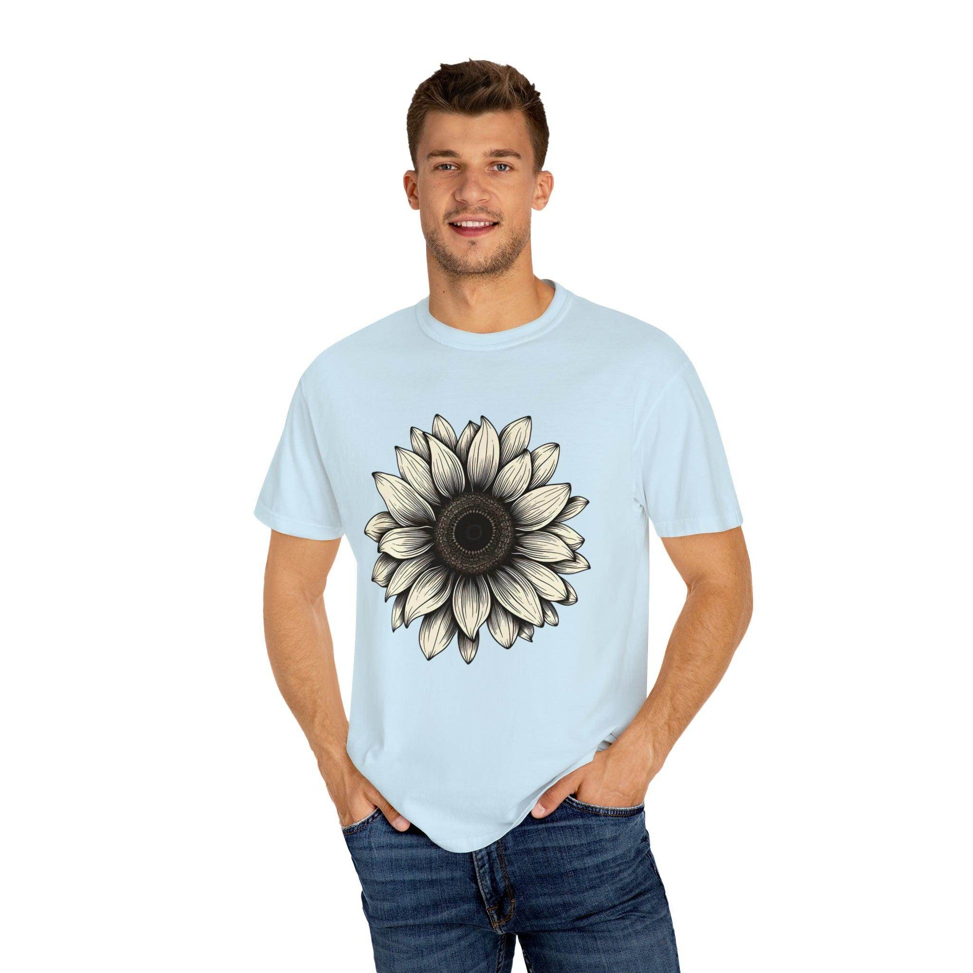 Sunflower Shirt Flower Shirt Aesthetic, Floral Graphic Tee Floral Shirt Flower T-shirt, Wild Flower Shirt Gift For Her Wildflower T-shirt - Giftsmojo
