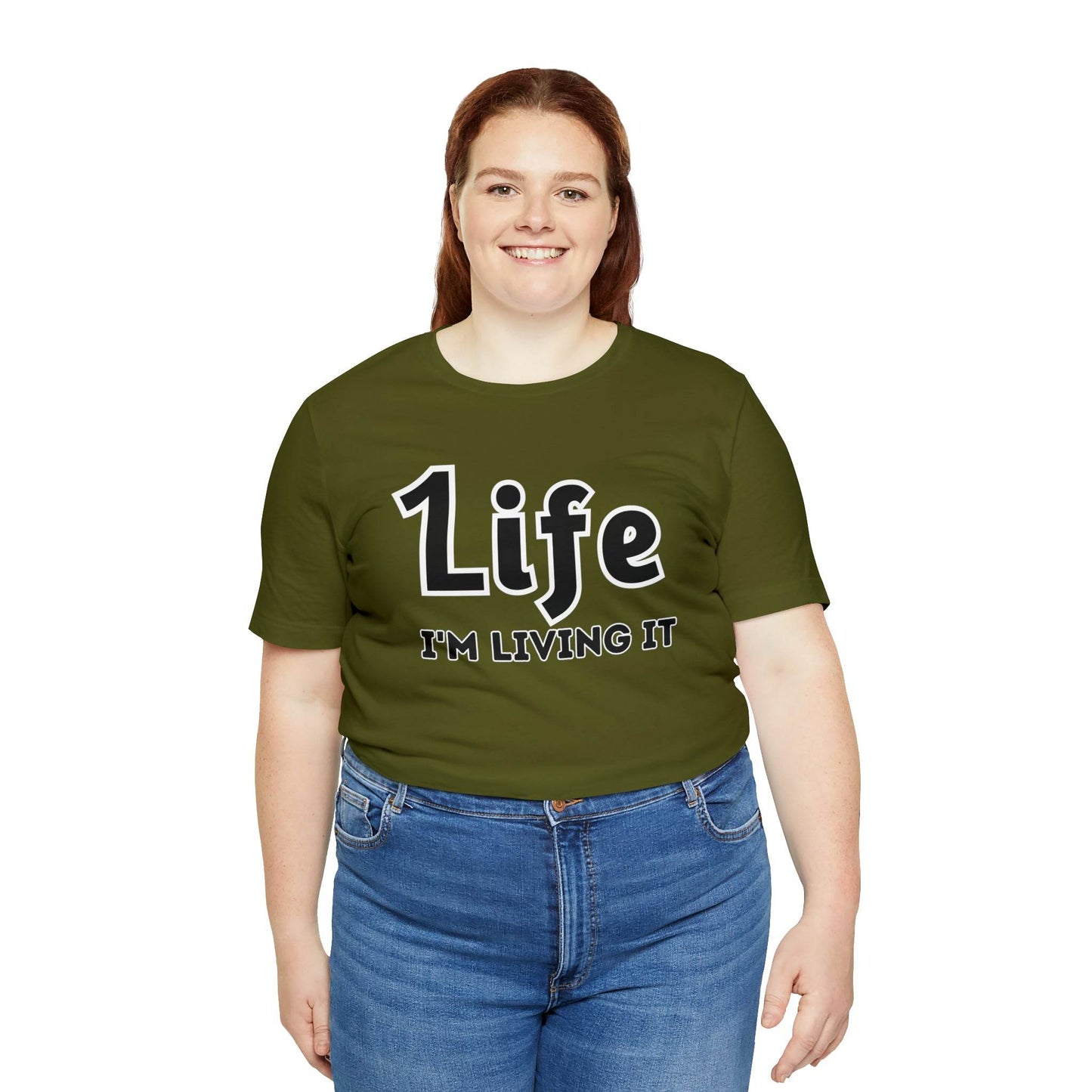 One Life I'M Living It Shirt One life Shirt 1life shirt Live Your Life You Only Have One Life To Live Shirt - Giftsmojo
