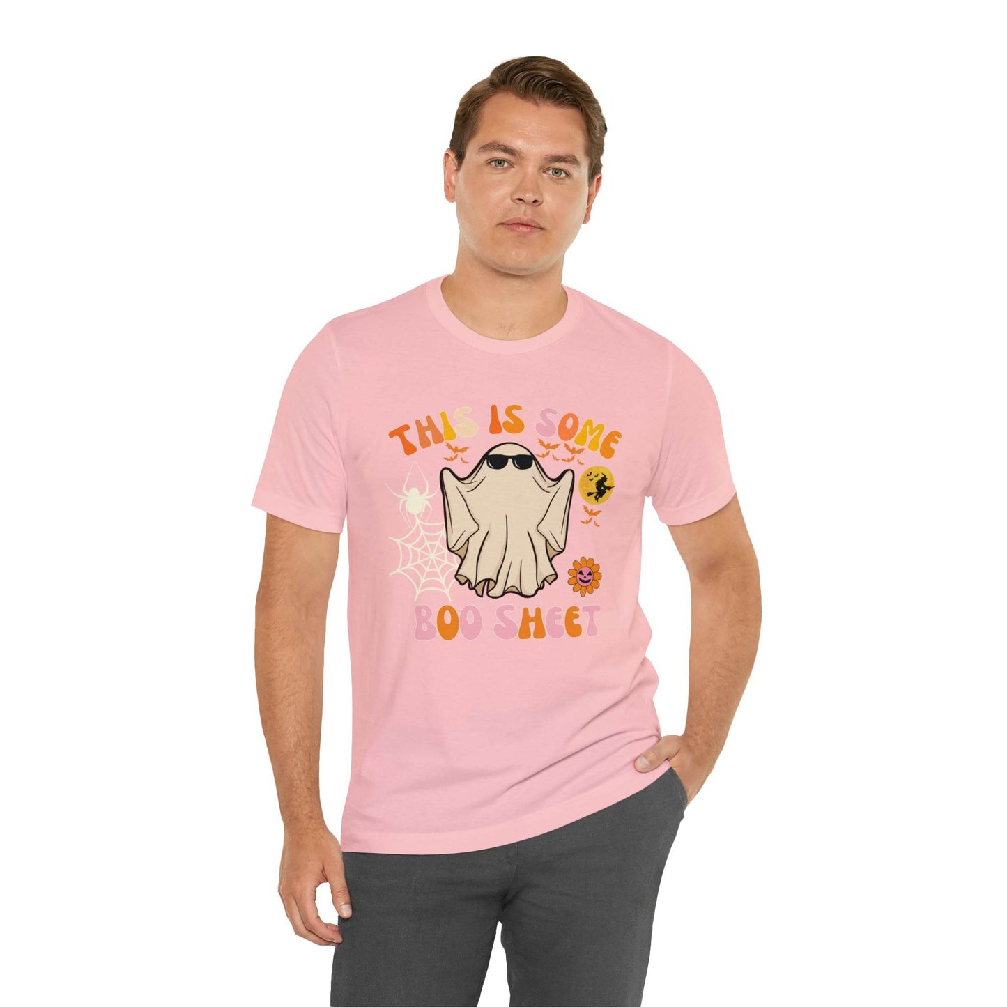This Is Some Boo Sheet Funny Halloween Shirt Funny Halloween Costume Spooky Season Tee Funny Gift Shirt for Birthday Christmas Anniversary - Giftsmojo