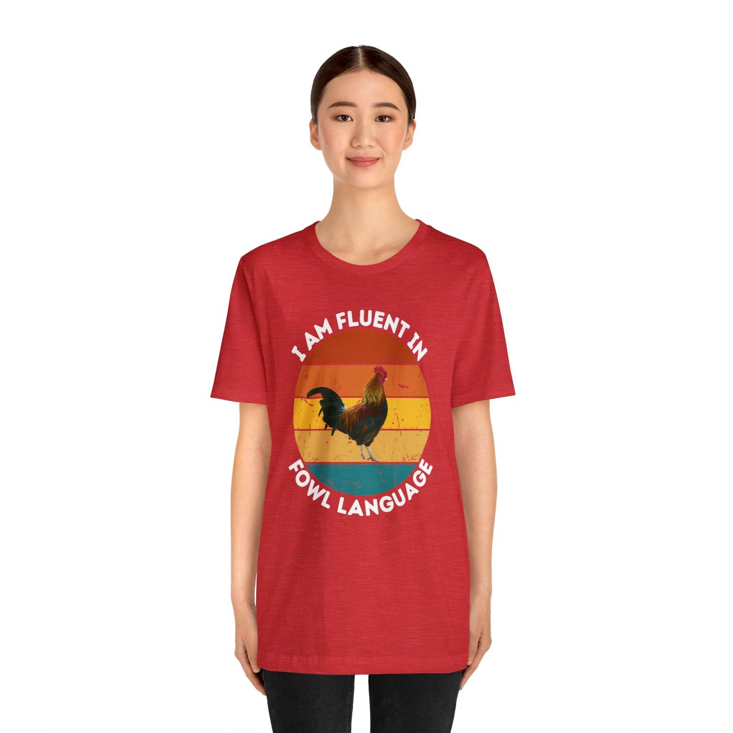 Fluent in Fowl Language shirt, Chicken Shirt Chicken Tee Chicken Owner Gift - Gift For Chicken Lover gift - Giftsmojo