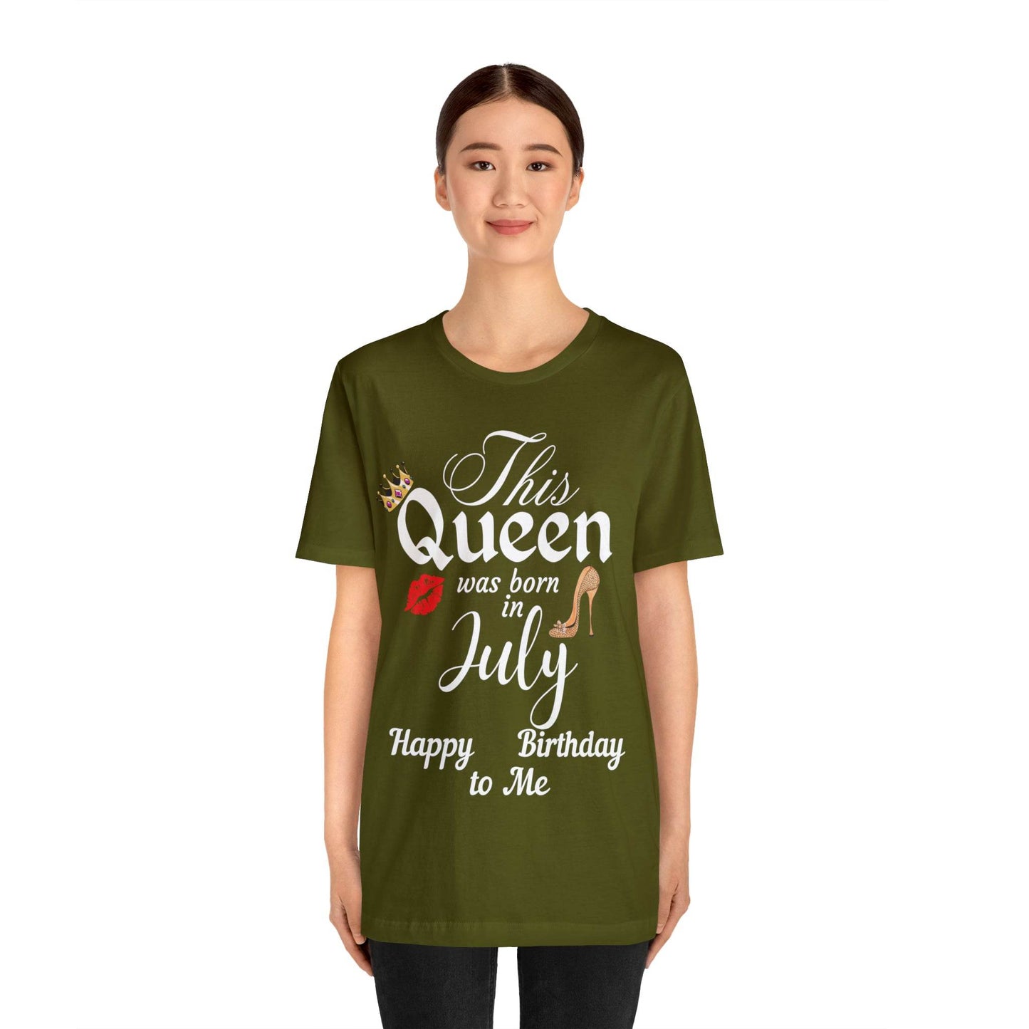 Birthday Queen Shirt, Gift for Birthday, This Queen was born in July Shirt, Funny Queen Shirt, Funny Birthday Shirt, Birthday Gift - Giftsmojo