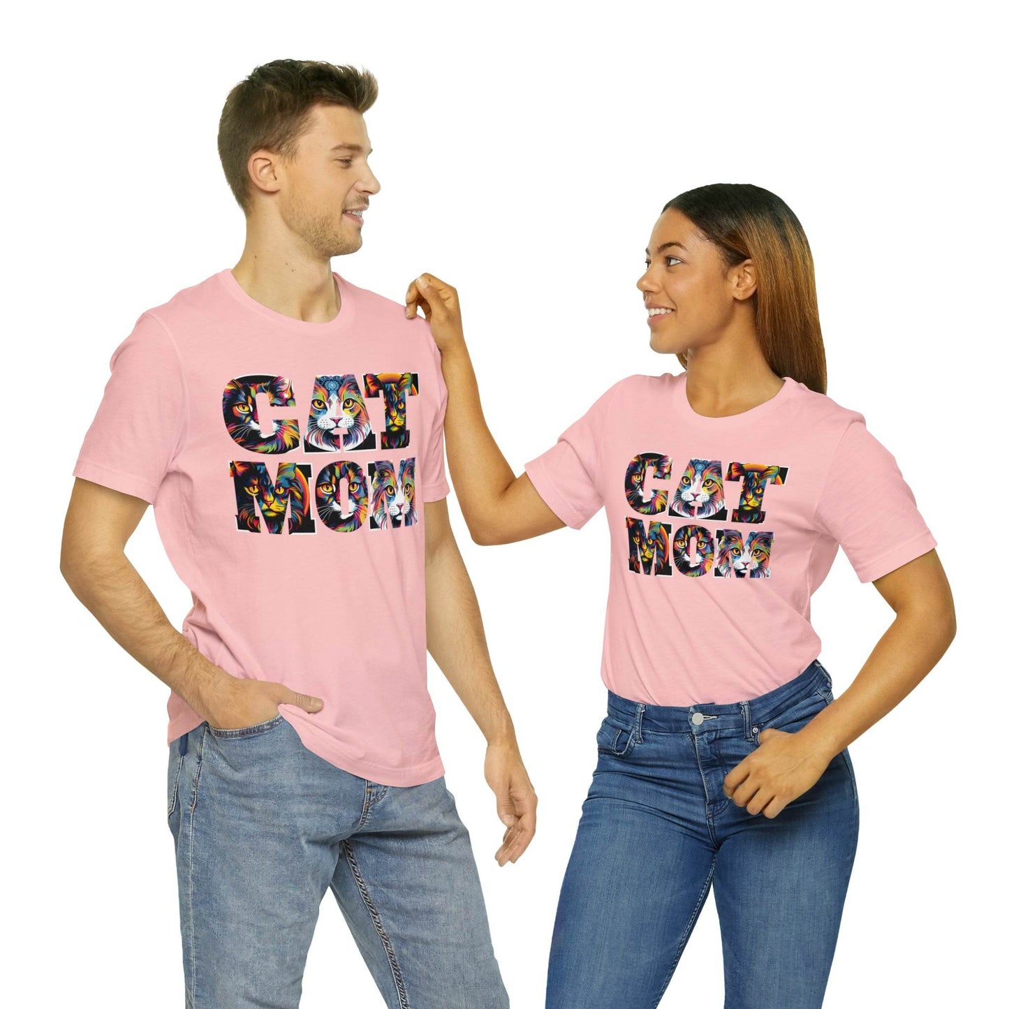 Vintage Cat Shirt Cat Mom Tshirt Animal Lover Gift Cat T Shirt Retro Cat Mom Gift Cat Lover Gift - Cat Lover Shirt Trendy Shirt for Cat Mom - Giftsmojo