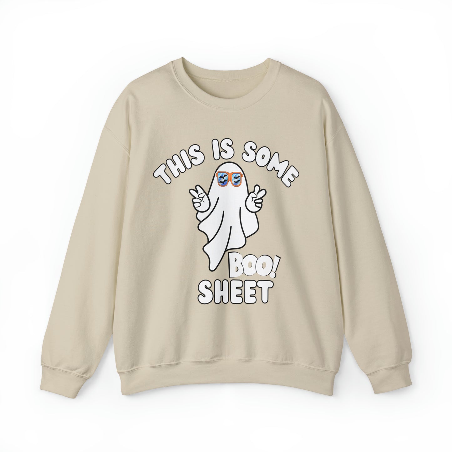 This Is Some Boo Sheet Ghost Sweatshirt Cute Ghost Sweatshirt Boo Ghost Sweatshirt Gift Shirt Funny Halloween Shirt Spooky Season Shirt