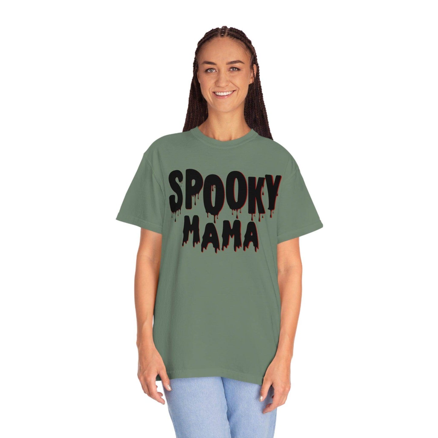 Retro Halloween Tshirt, Spooky Mama Shirt, Vintage Halloween Shirt Trendy Halloween Vibes - Giftsmojo