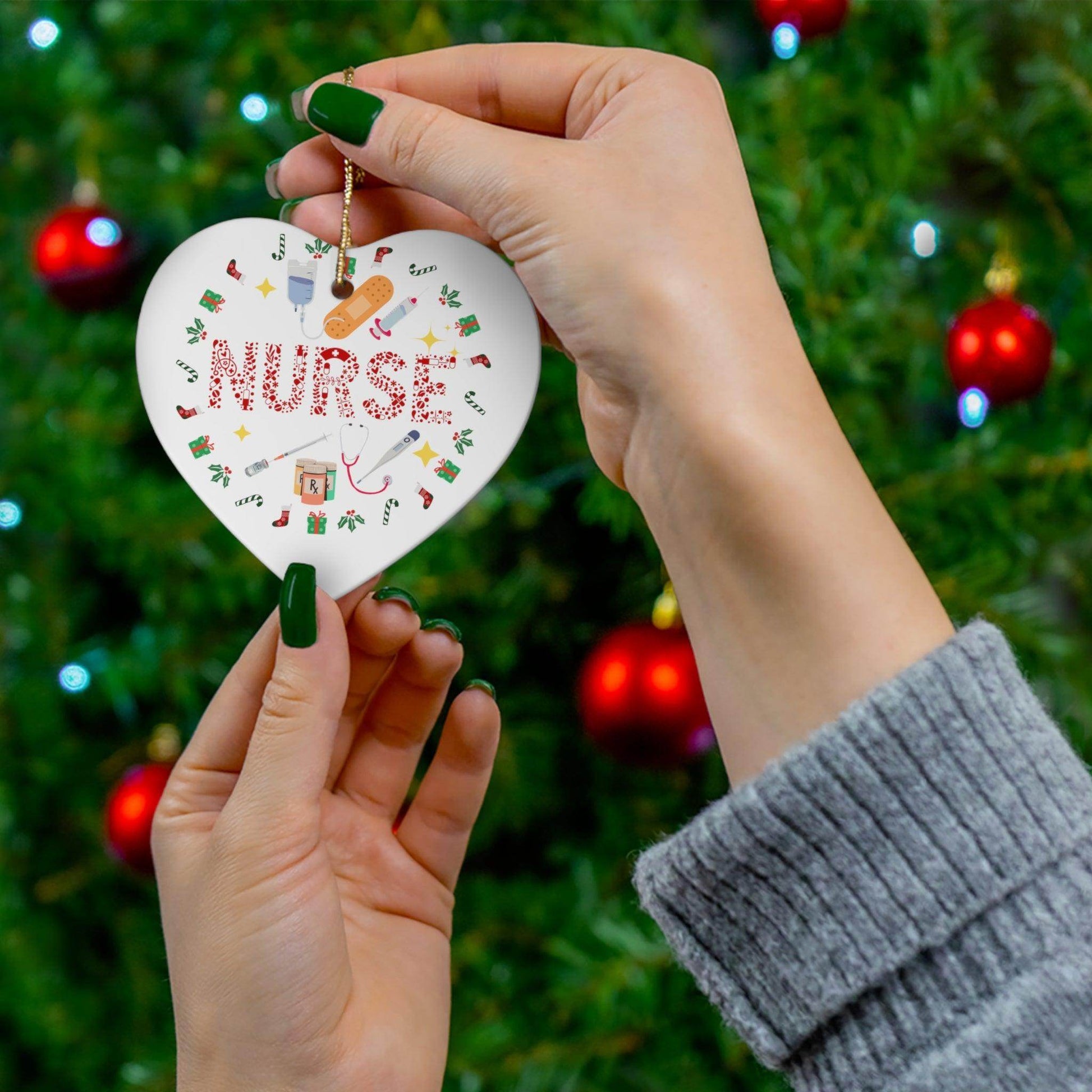 Nurse Christmas Ornament Nurse Ornament Nurse Christmas Tree Ornament Nurse Care Ornament Nurses Ornament Occupation Job - Giftsmojo