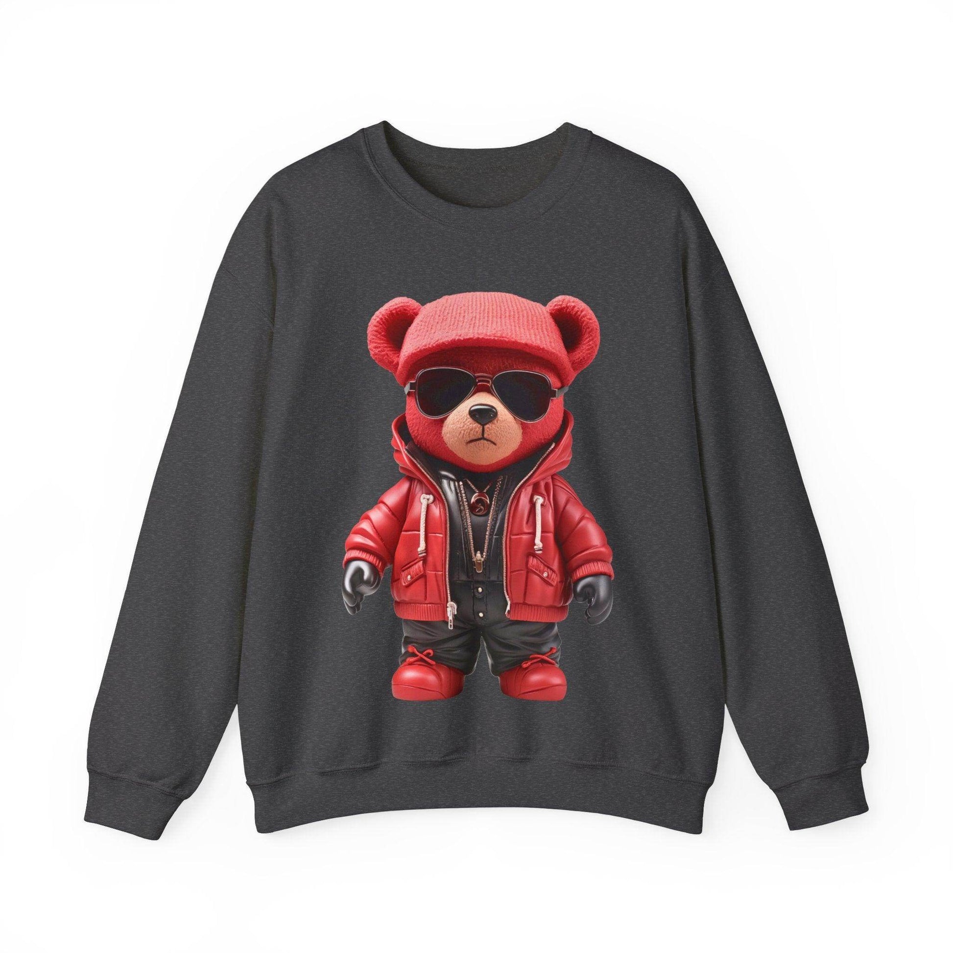 Hip-Hop Teddy Bear Sweatshirt: Elevate Your Style with Streetwear Chic - Giftsmojo