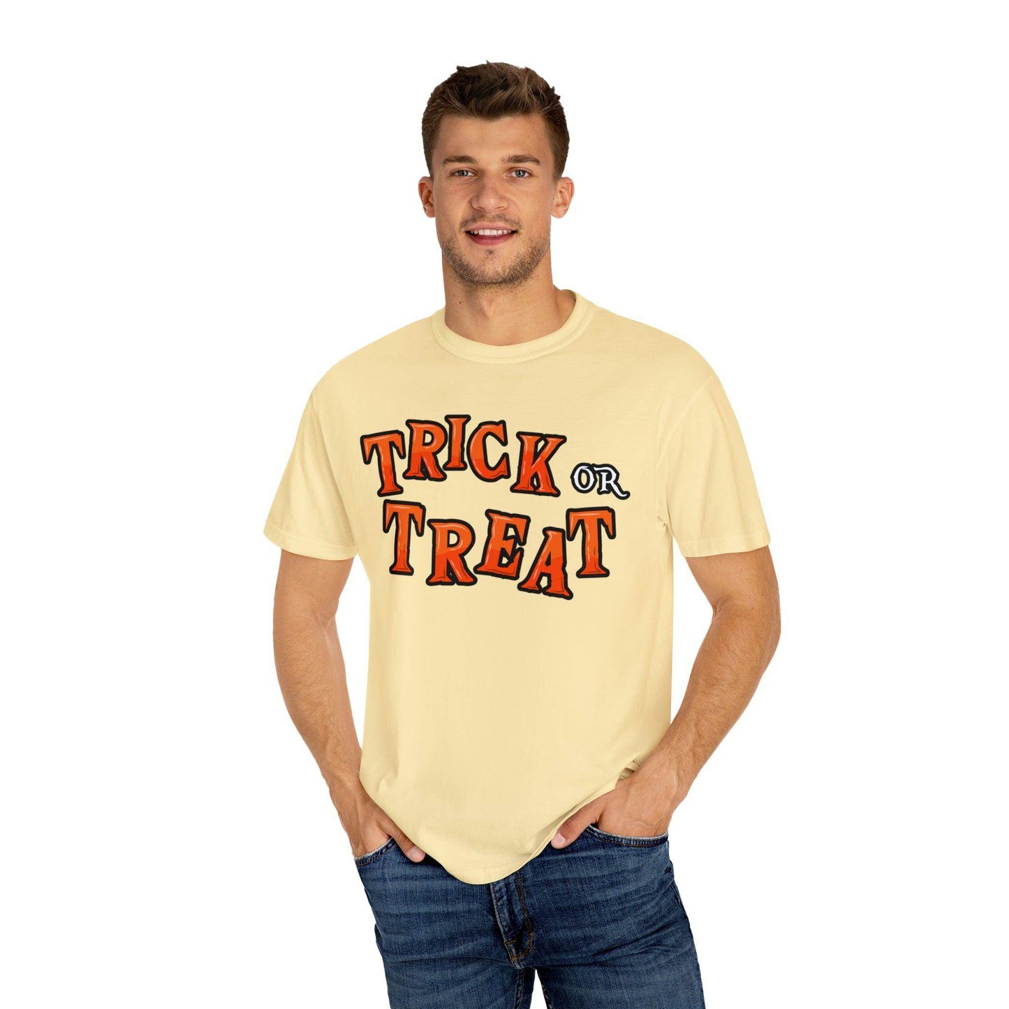 Halloween Party Outfit Trick or Treat Shirt Vintage Shirt Halloween Costume Cute Spooky Shirt, Halloween Gift Halloween T-shirt Trick or Treat Outfit - Giftsmojo