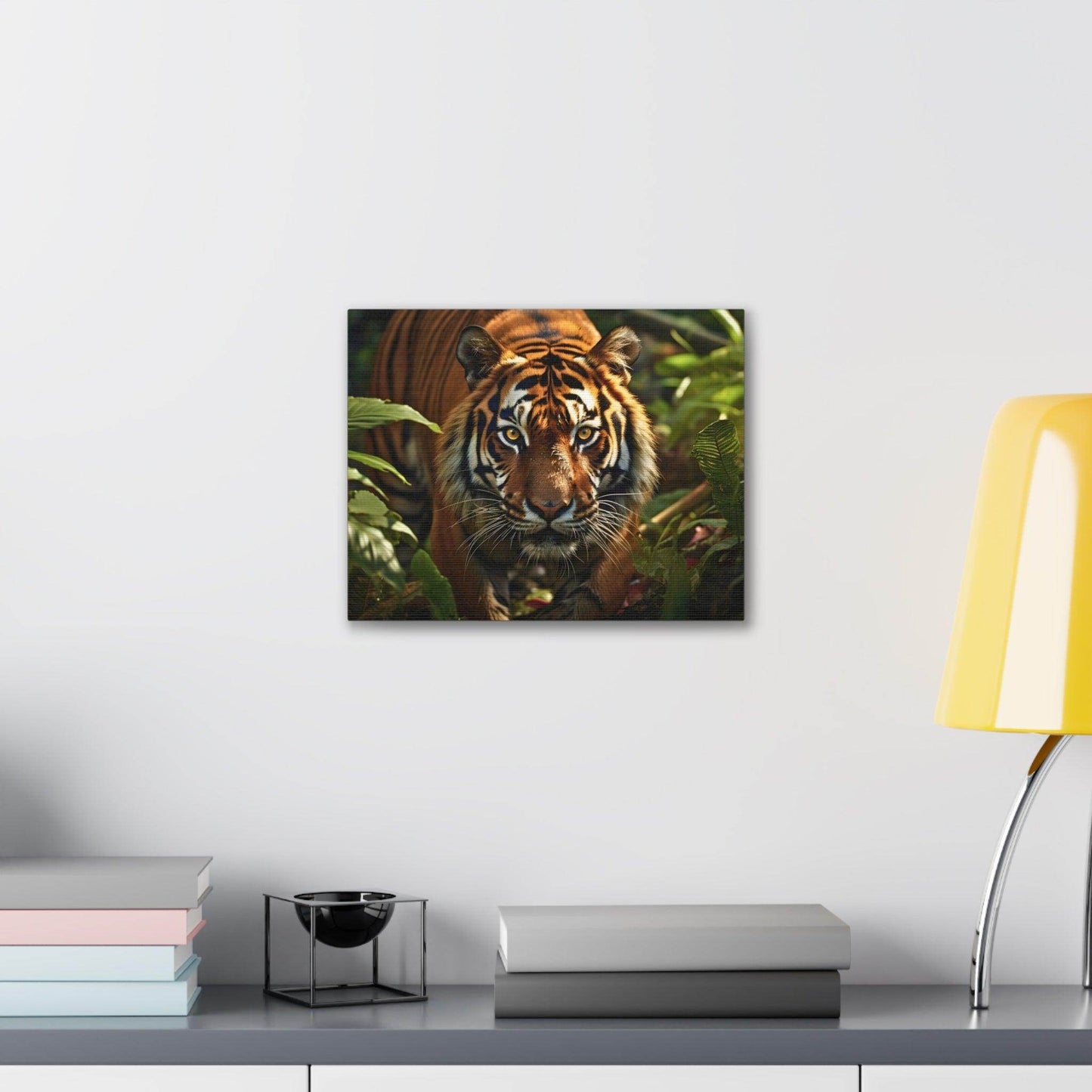 Tiger In Nature Art Canvas Gallery Wraps Tiger Print Large Canvas Art Animal Wall Art minimalist Wall Art Lover Gift - Giftsmojo