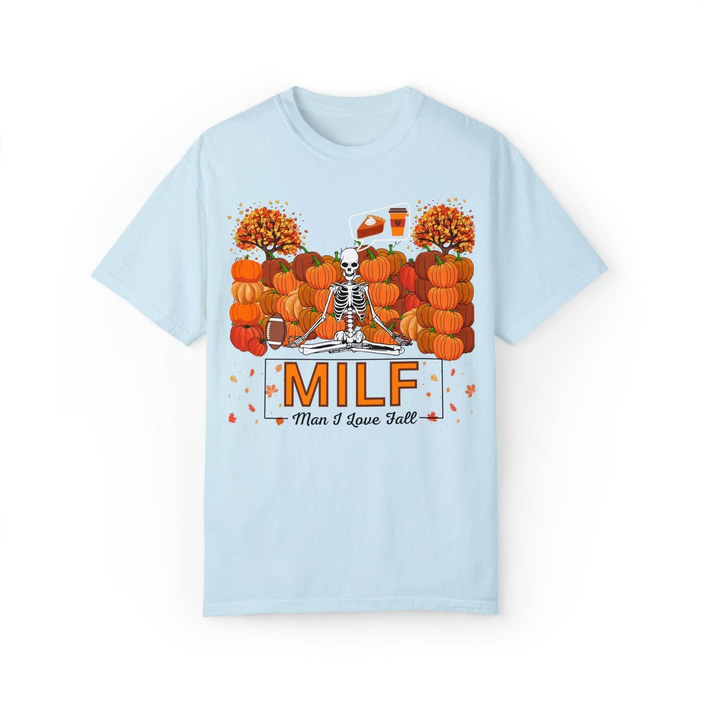 MILF Man I love Fall Gift for Fall Funny Fall Shirts Gift Pumpkin Comfort Colors Shirt - Giftsmojo