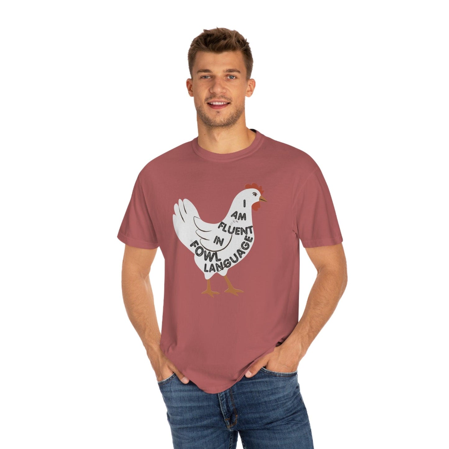 Chicken Shirt Chicken Tee Chicken Owner Gift - Gift For Chicken Lover gift, Fluent in Fowl Language shirt